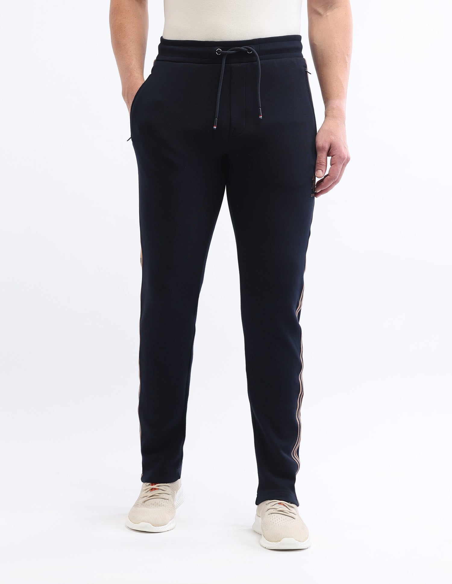 Slim Fit Gorpcore Track Pants Navy - U.S. Polo Assn. India | Large