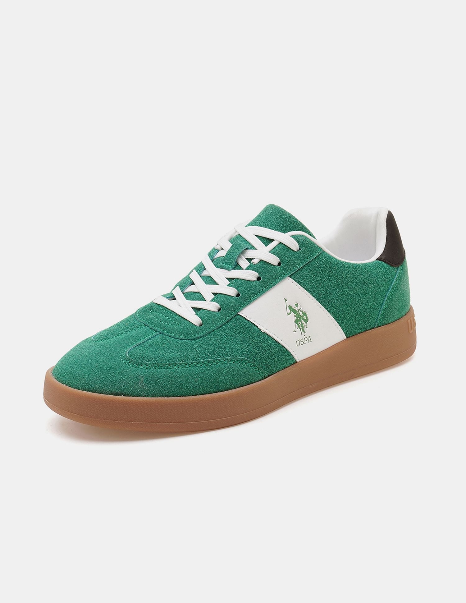 Men Skylar Colour Blocked Sneakers Green - U.S. POLO ASSN. | Large