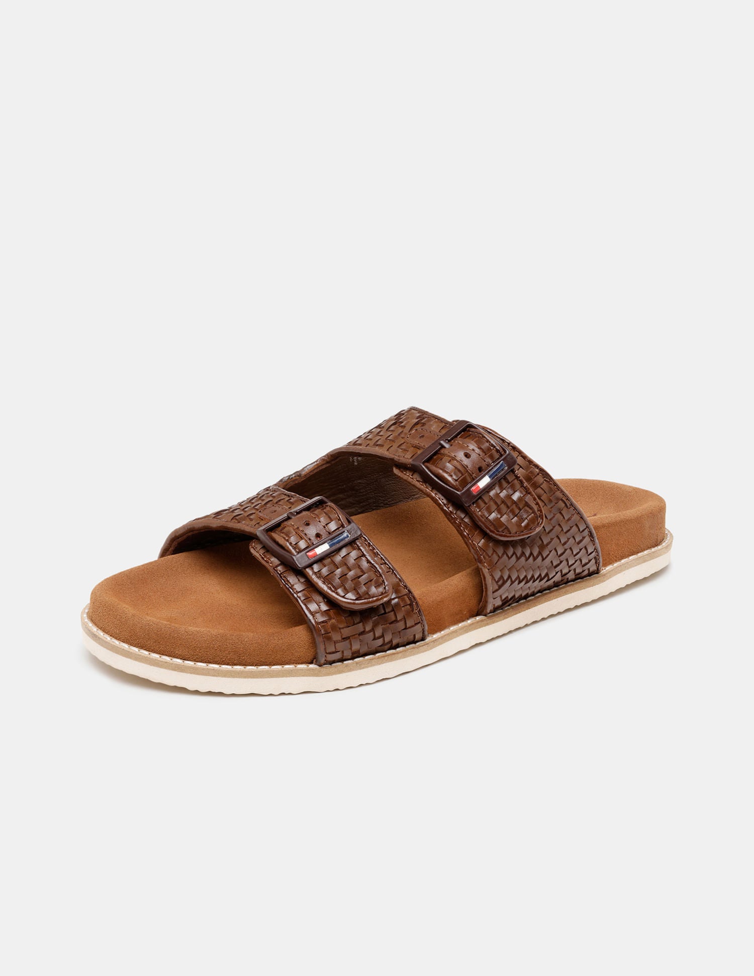 Men Miley Double Strap Flip Flops Brown - U.S. POLO ASSN. | Large