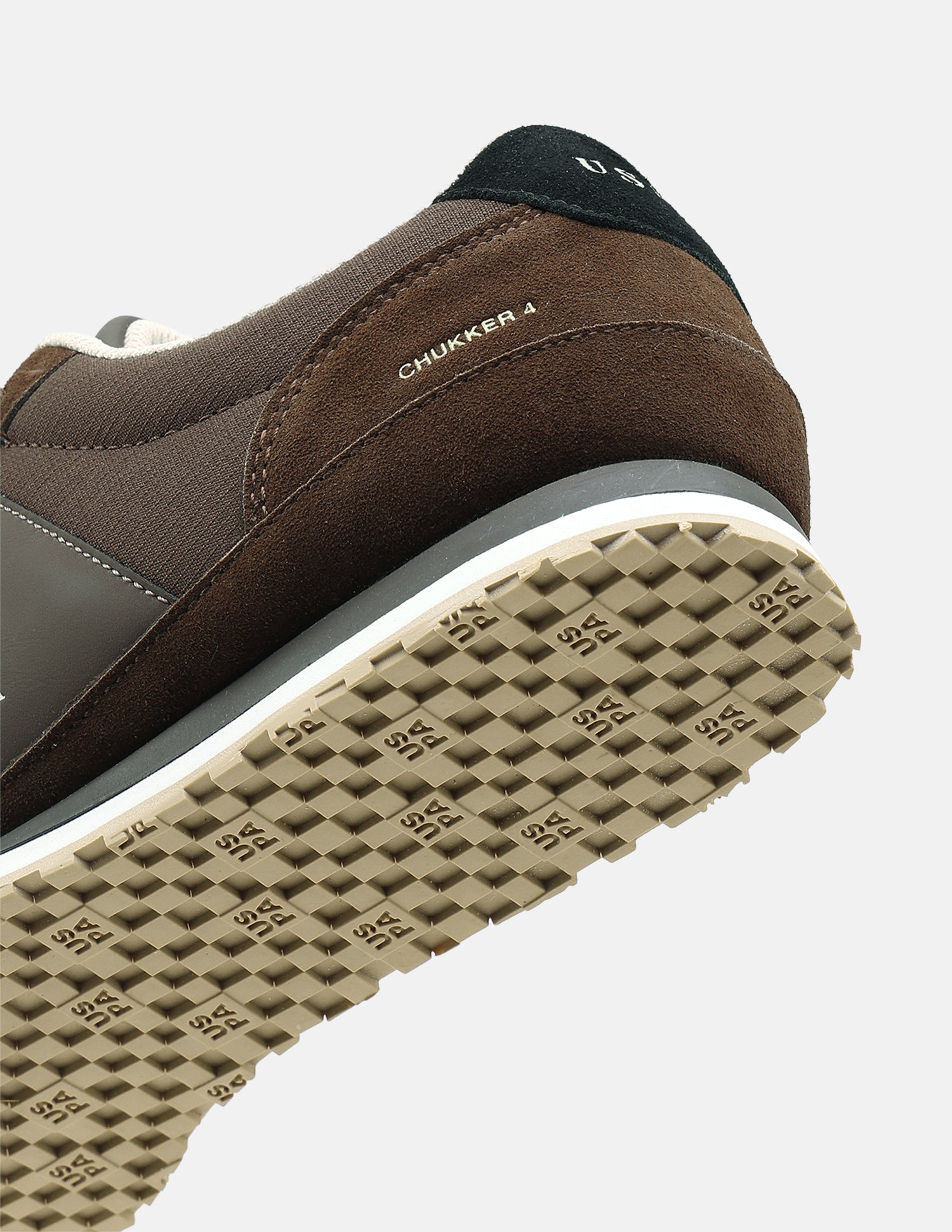 Round Toe Chukker 4 Suede Sneakers Brown - U.S. Polo Assn. India | Large