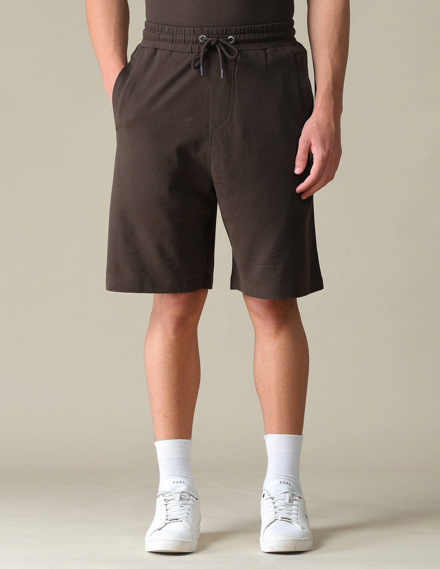 Regular Fit Knitted Shorts Purple - U.S. Polo Assn. India | Large