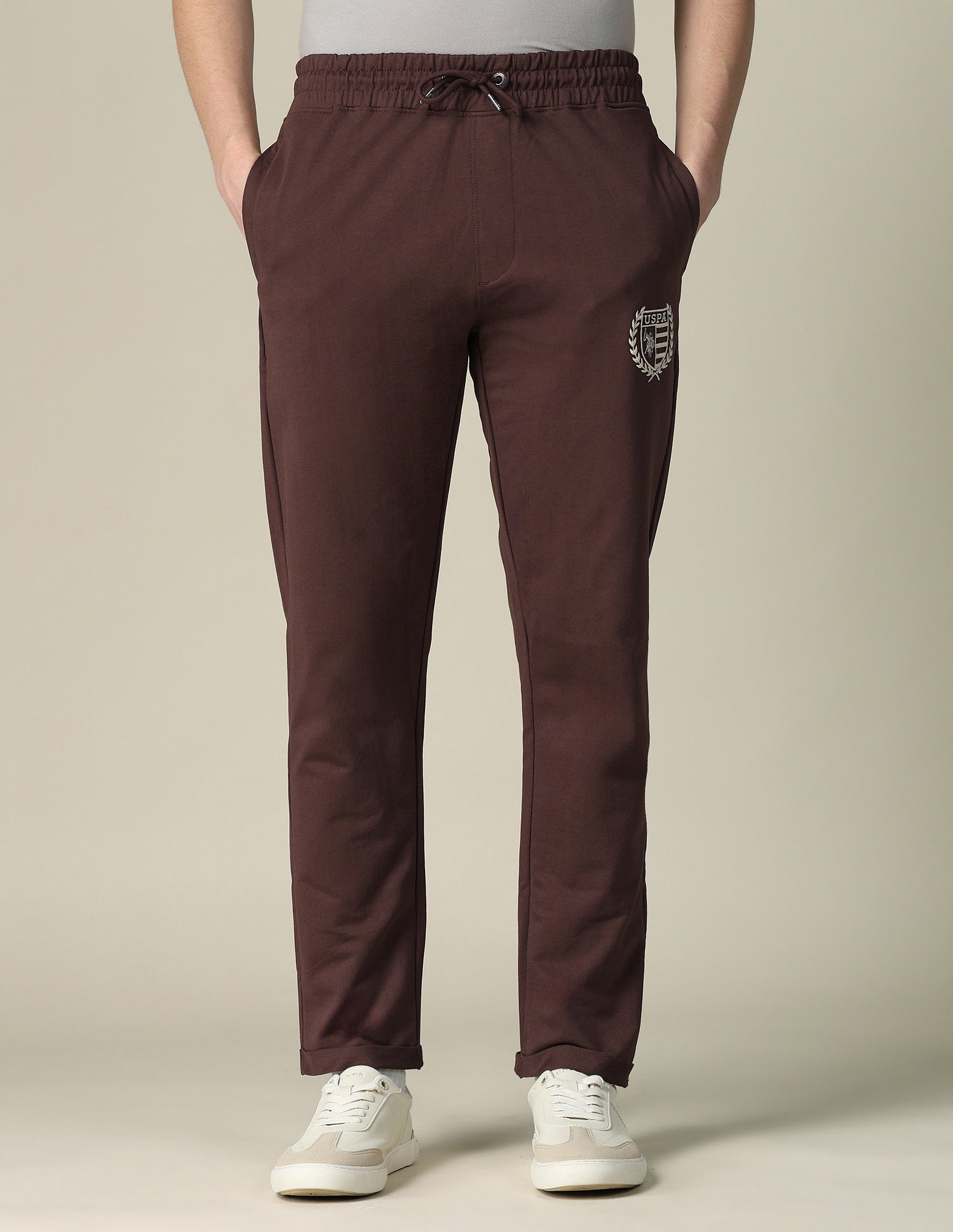 Mid Rise Regular Fit Track Pants Choco - U.S. POLO ASSN. | Large