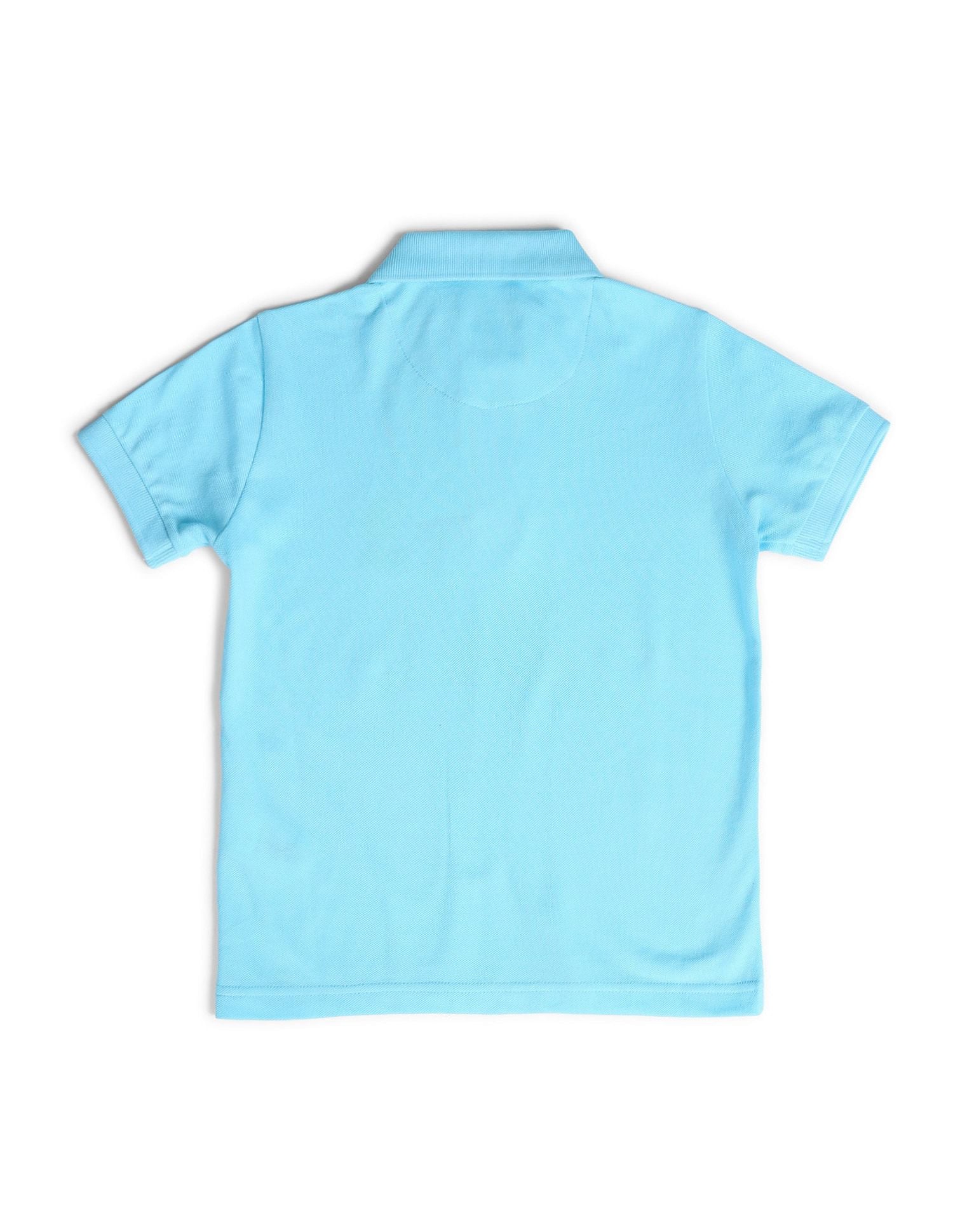Boys Solid Polo Shirt Light Blue - U.S. POLO ASSN. | Large