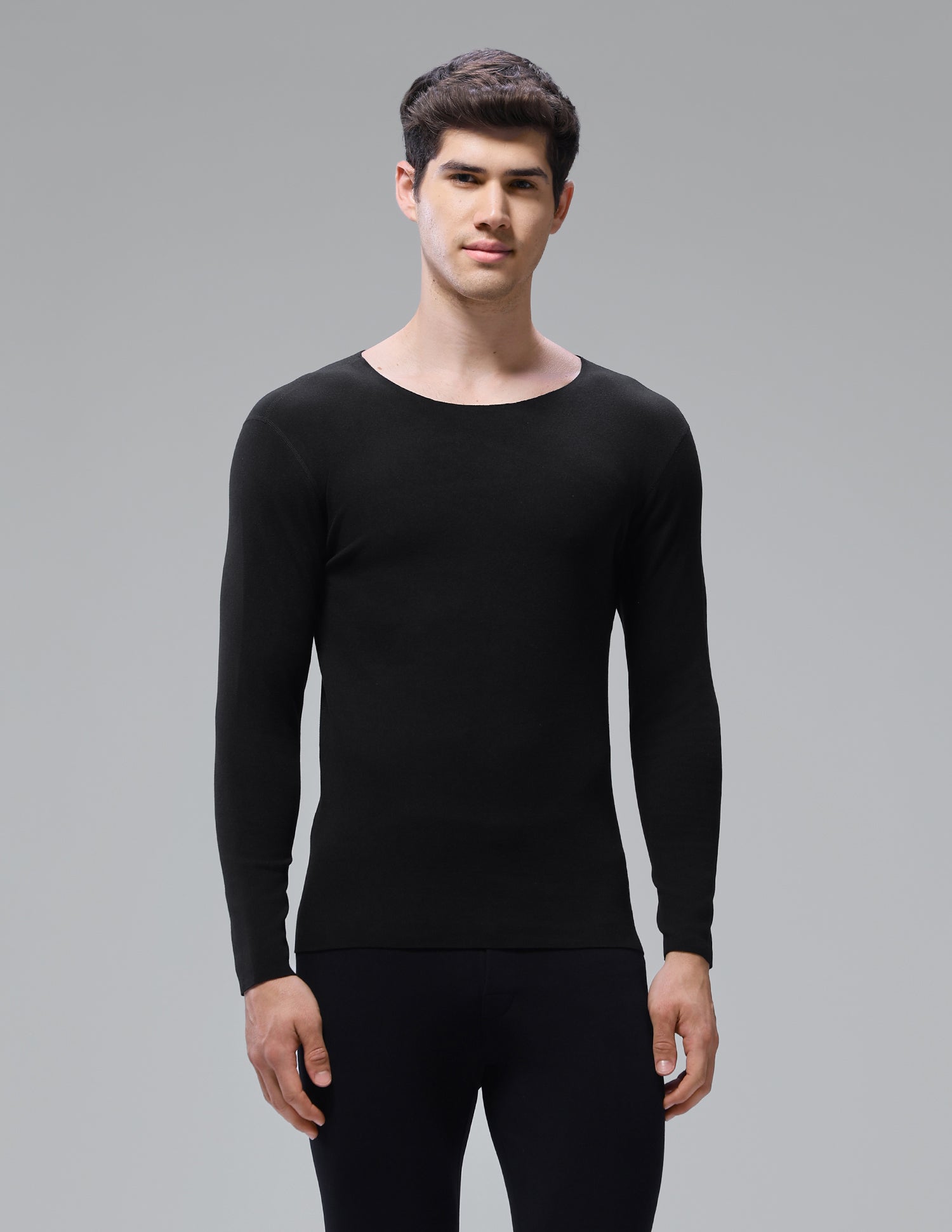 Comfort Fit Solid PH001 Thermal T-Shirt - Pack Of 1 Black - U.S. Polo Assn. India | Large
