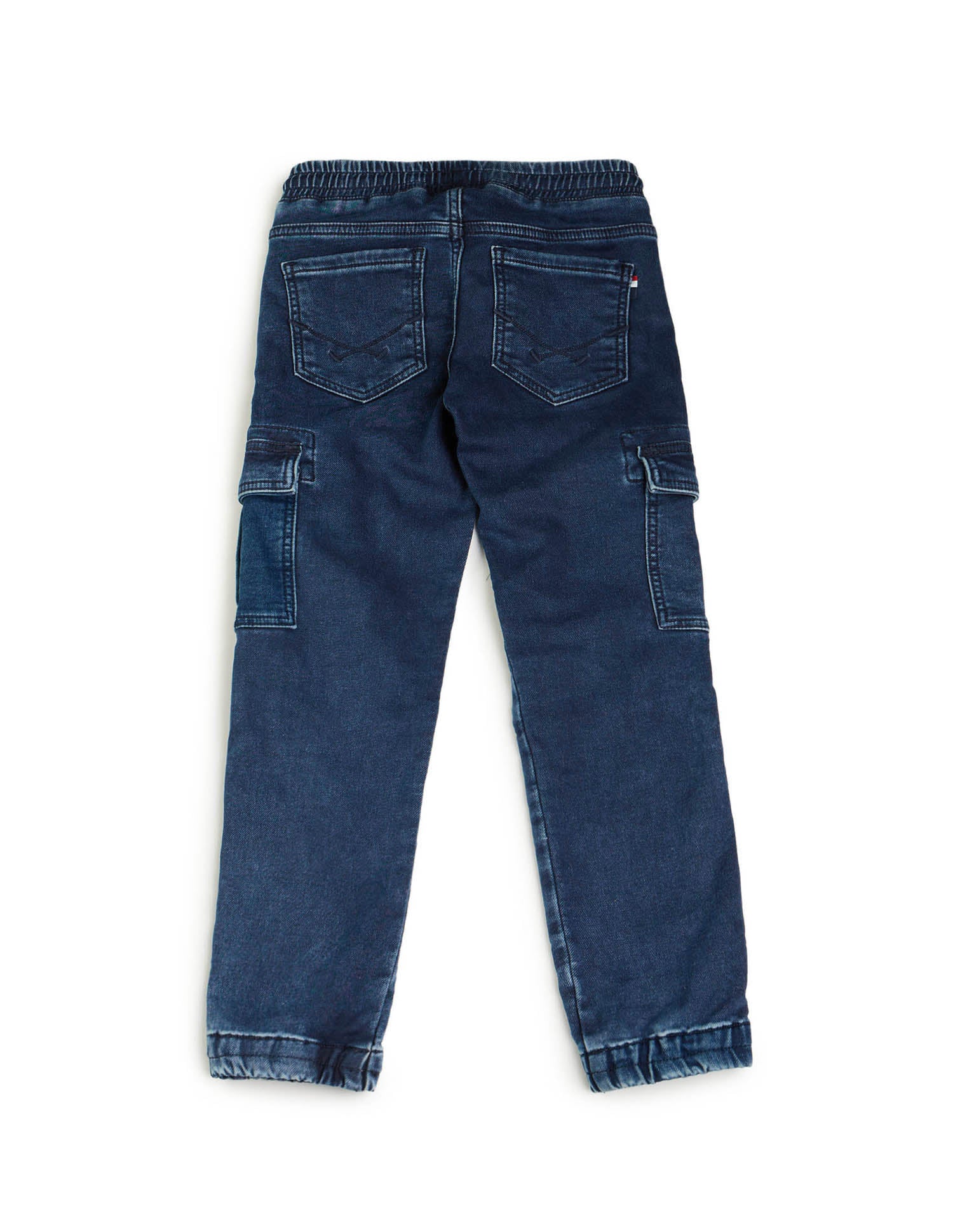 Boys Mid Rise Jogger Jeans Dark Blue - U.S. POLO ASSN. | Large