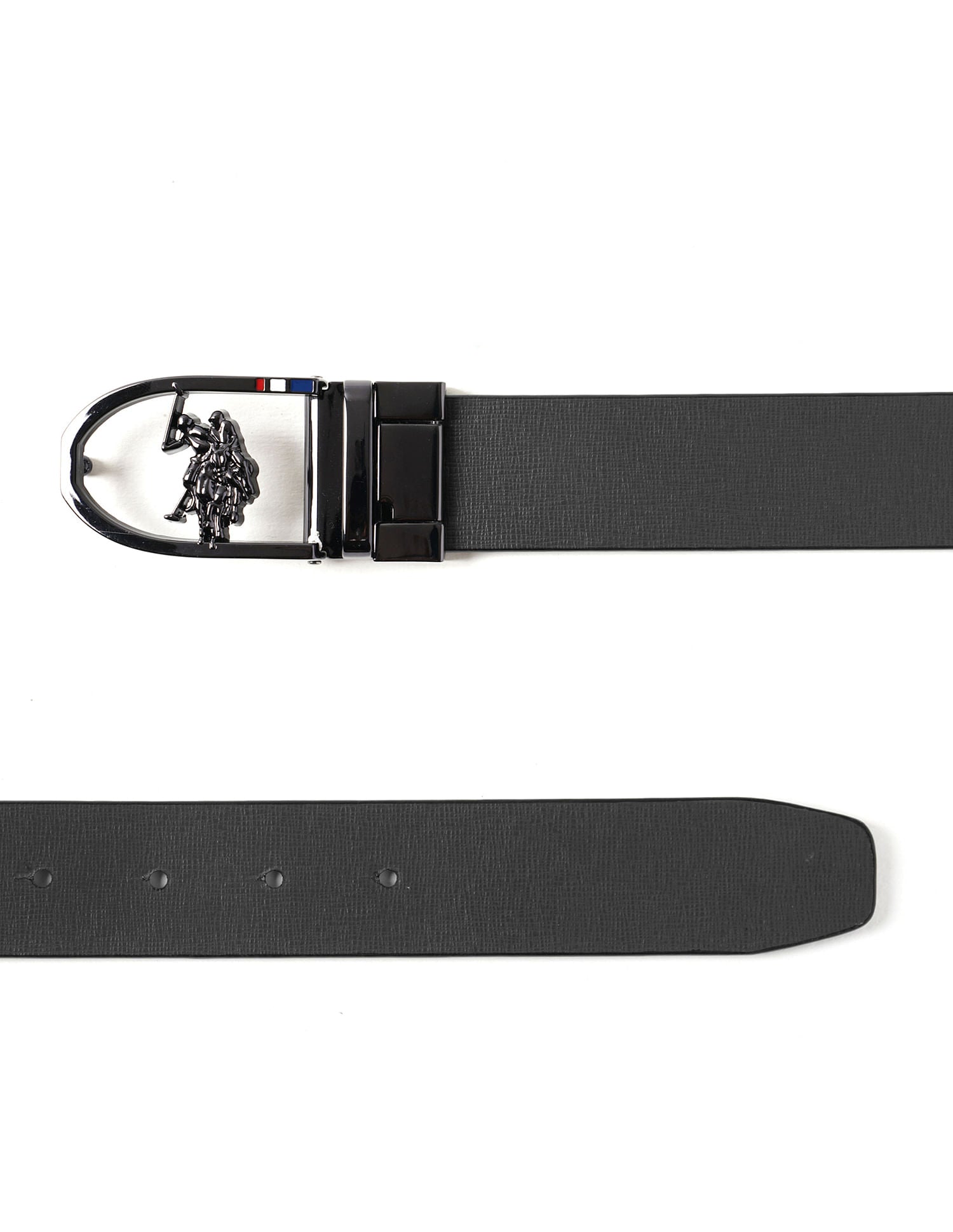 Men Leather Reversible Belt Brown and Black - U.S. POLO ASSN. | Large
