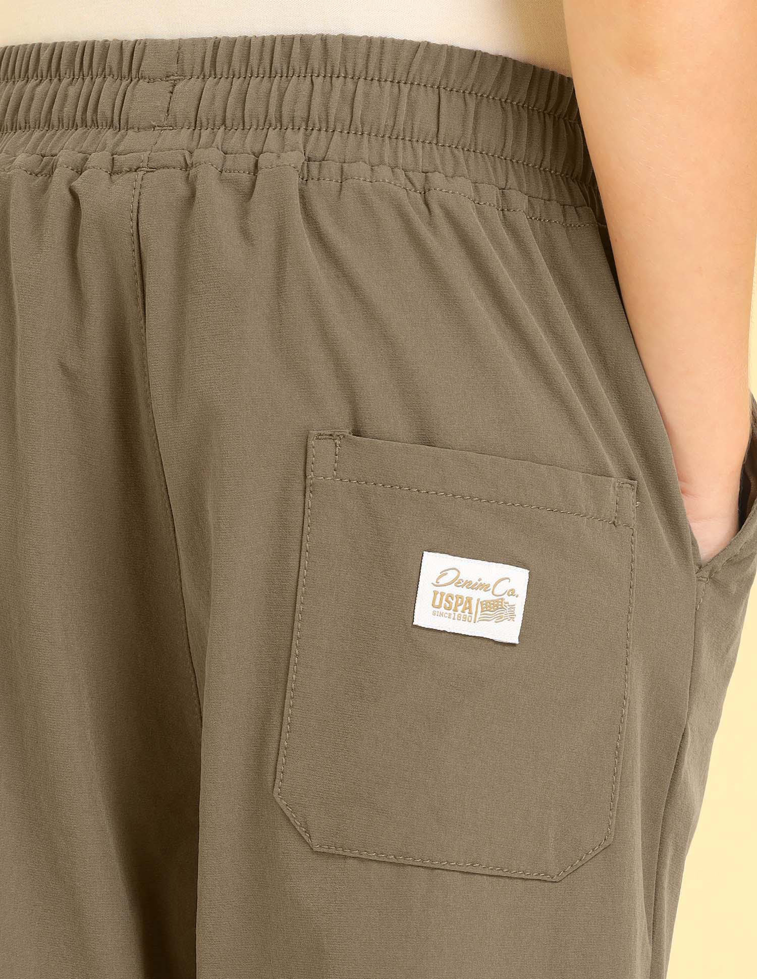 UKTRO0208 LT. BROWN Boys Trousers Light Brown - U.S. POLO ASSN. | Large