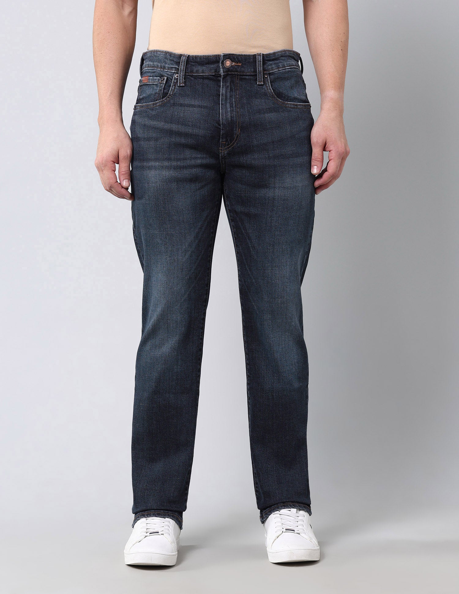 Mid Rise Harold Slim Straight Fit Jeans Blue - U.S. Polo Assn. India | Large