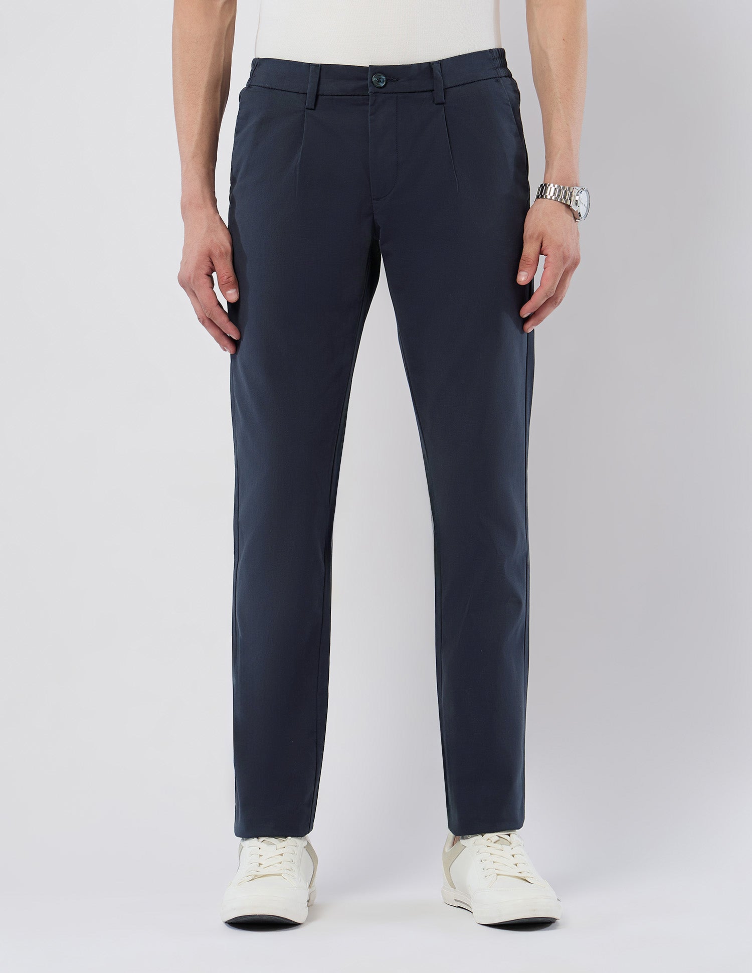 Mid Rise Denver Slim Fit Trousers Navy - U.S. POLO ASSN. | Large