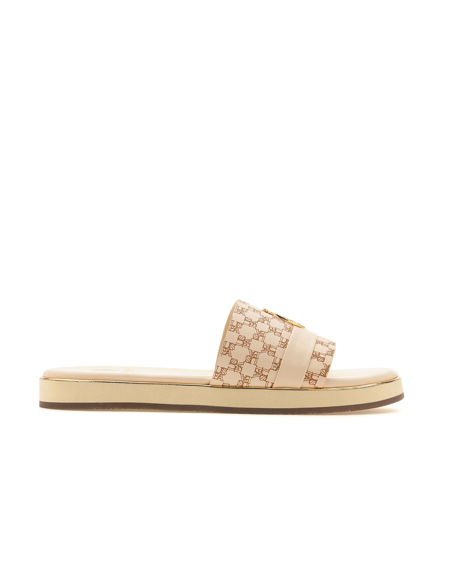 Women Amilia Flat Sandals Beige - U.S. POLO ASSN. | Large