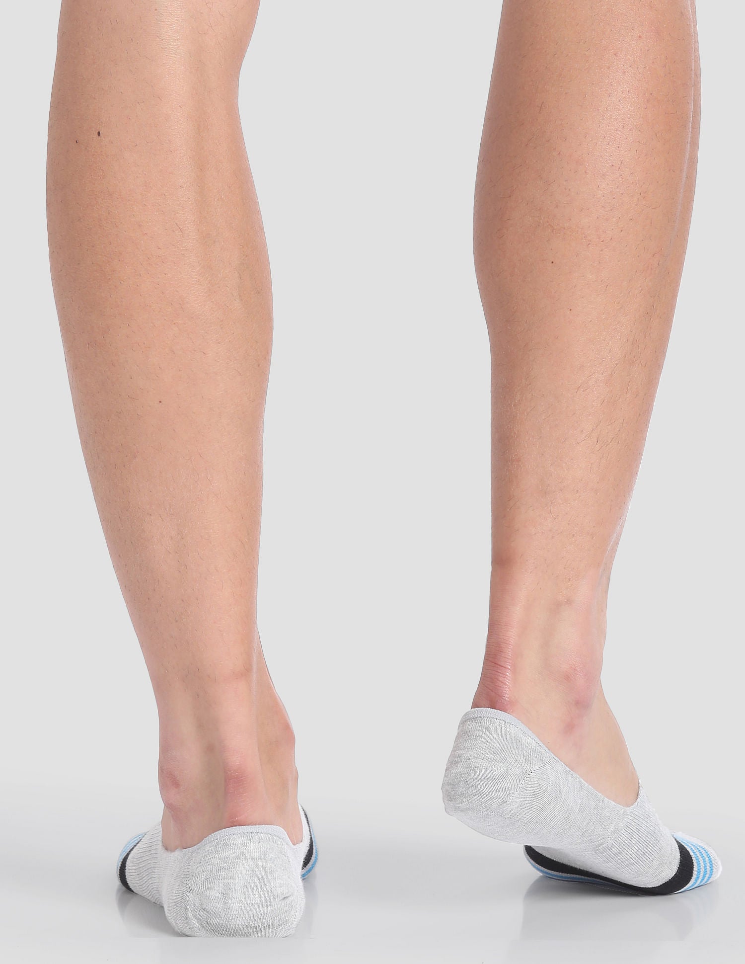 Silicone Grip No Show I646 Socks - Pack Of 3 Navy, Black and Grey - U.S. POLO ASSN. | Large