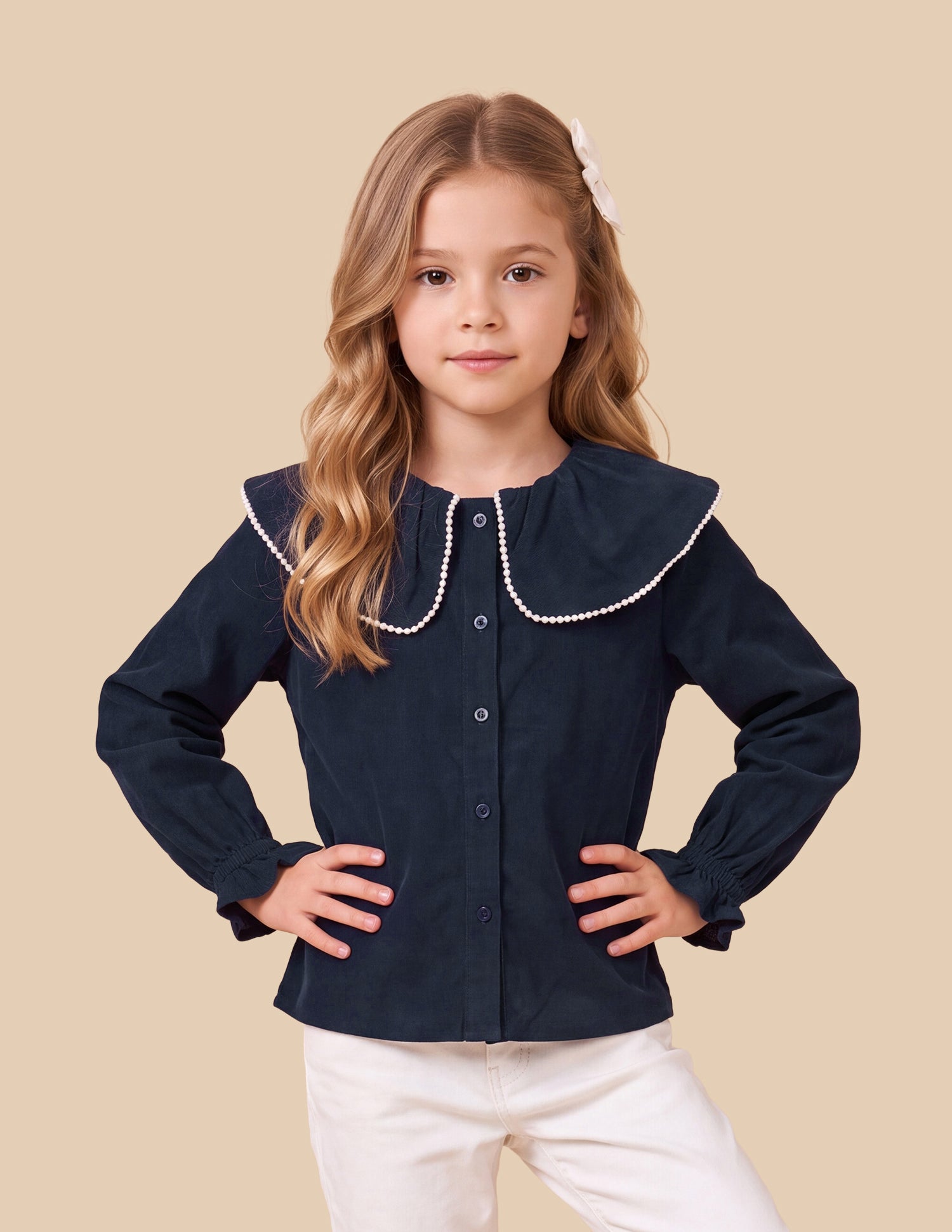 Solid Relaxed Fit Top Navy - U.S. Polo Assn. India | Large