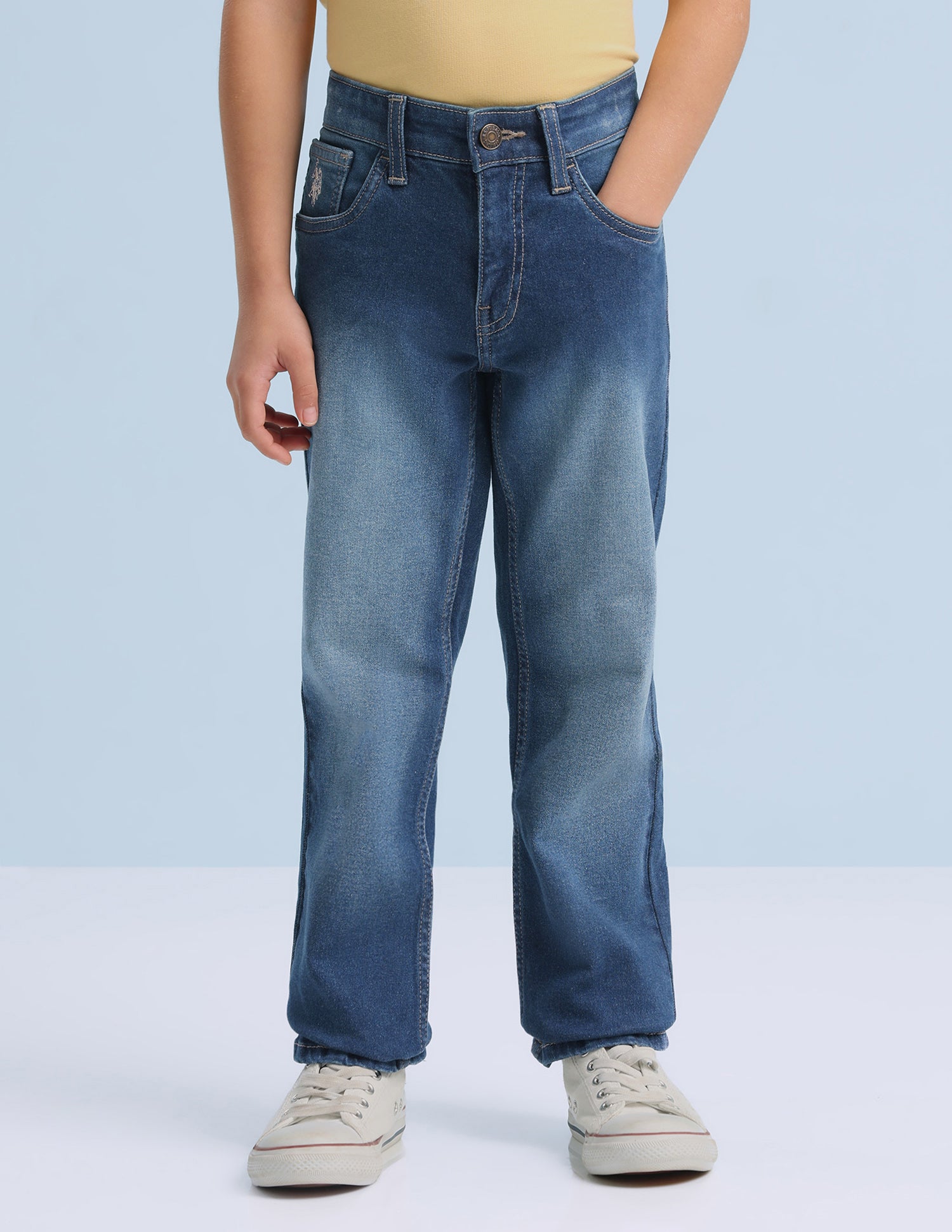 Harold Slim Straight Blue Jeans Indigo - U.S. Polo Assn. India | Large