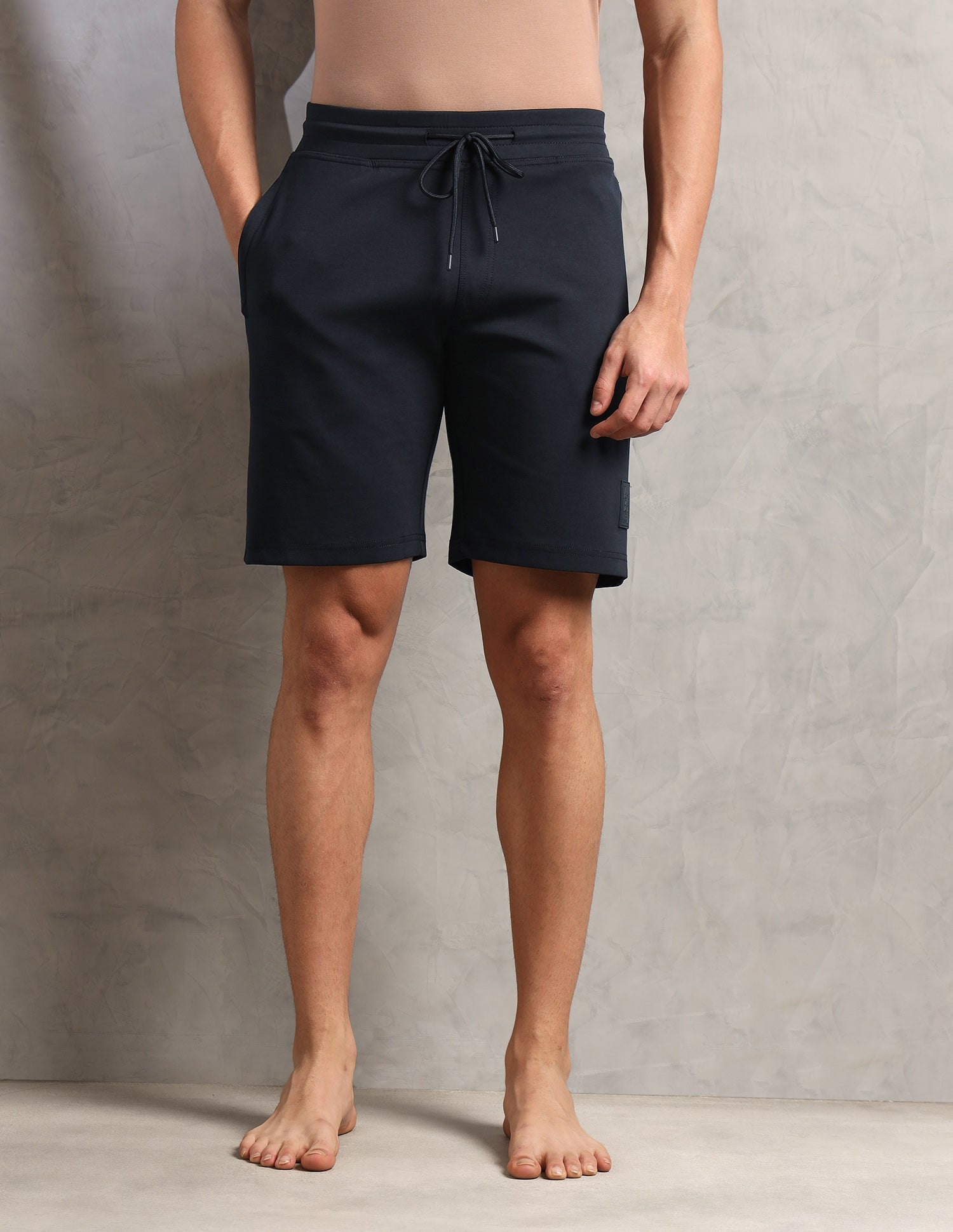 Mid Rise Comfort Fit PS003-PL Lounge Shorts - Pack Of 1 Navy - U.S. Polo Assn. India | Large