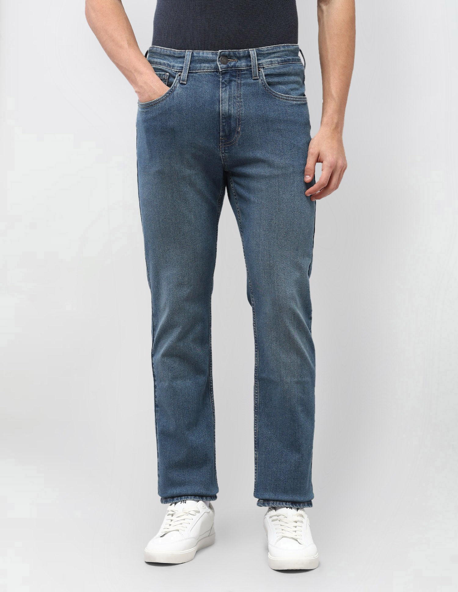 Mid Rise Bootcut Fit Jeans Black - U.S. Polo Assn. India | Large