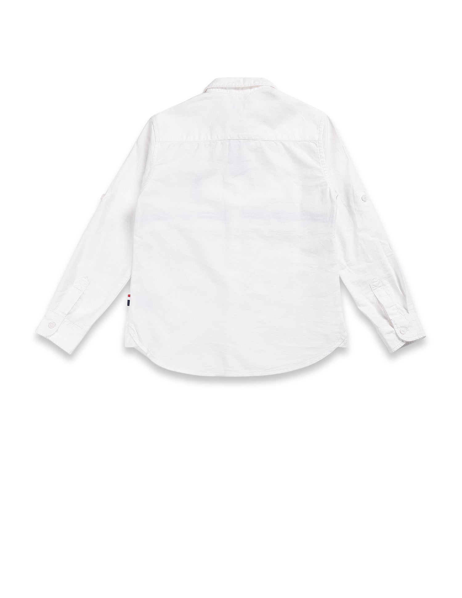 Boys Brand Stripe Cotton Shirt White - U.S. POLO ASSN. | Large