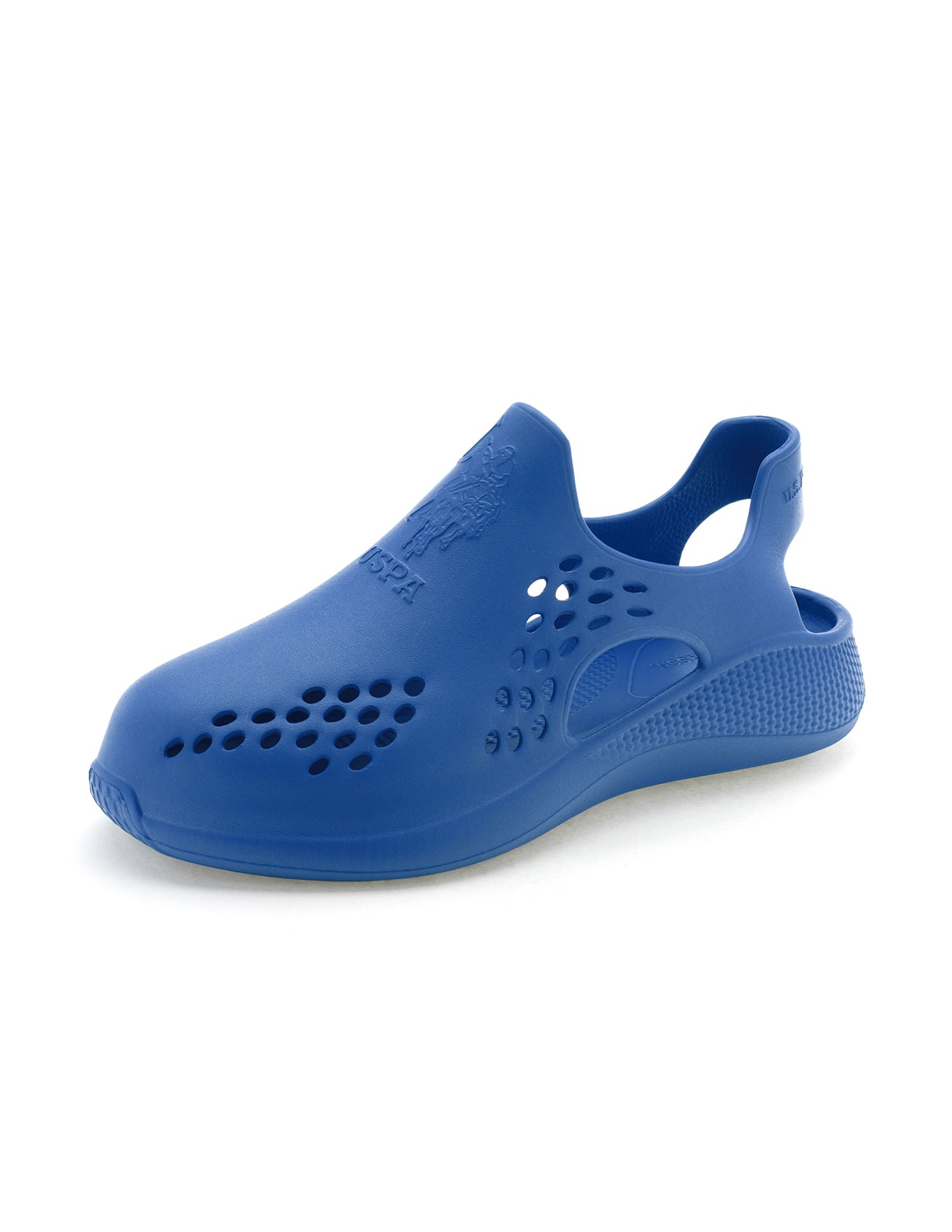 Men Noan Royal Blue Foam Walk Clogs Blue - U.S. Polo Assn. India | Large