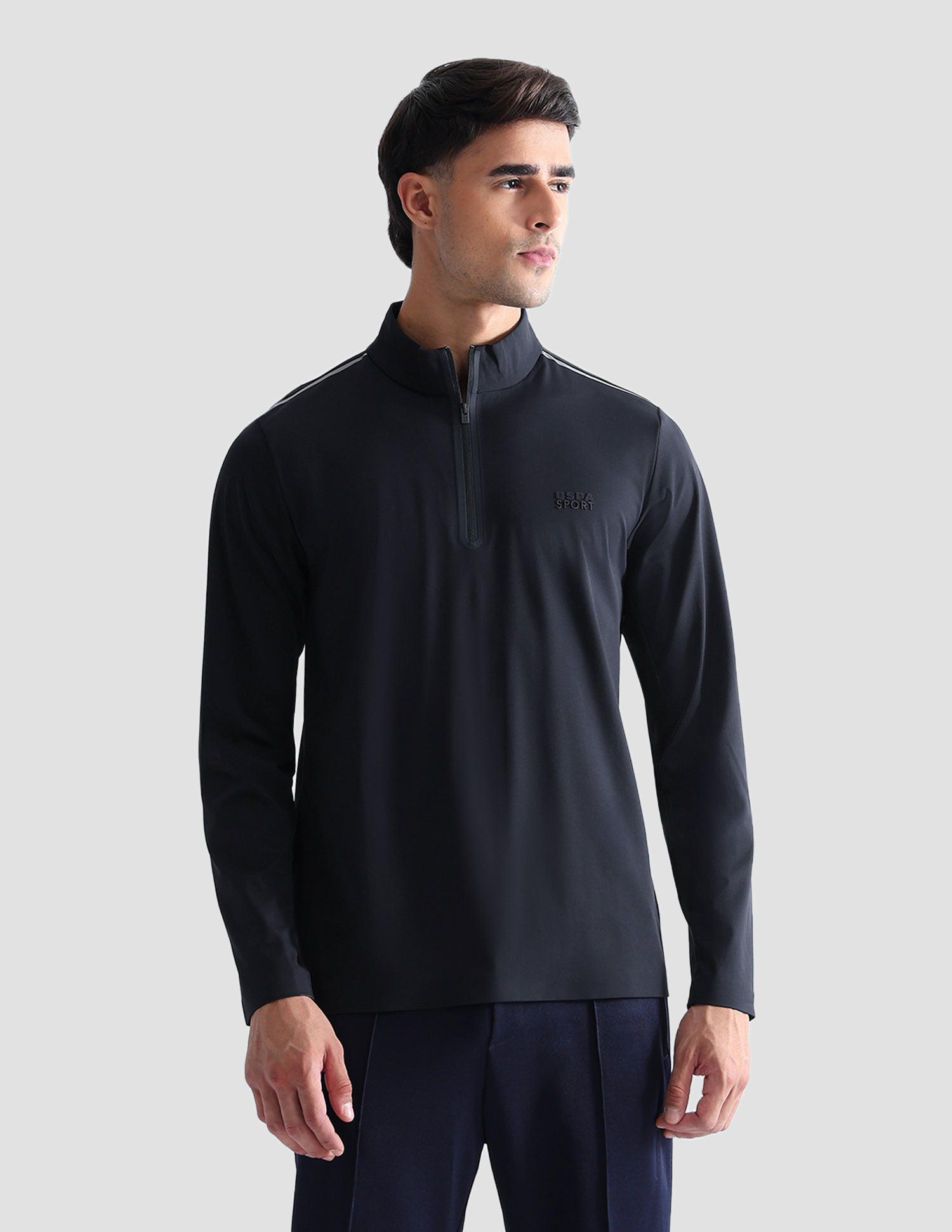 Solid Regular Fit Active T-Shirt Navy - U.S. POLO ASSN. | Large