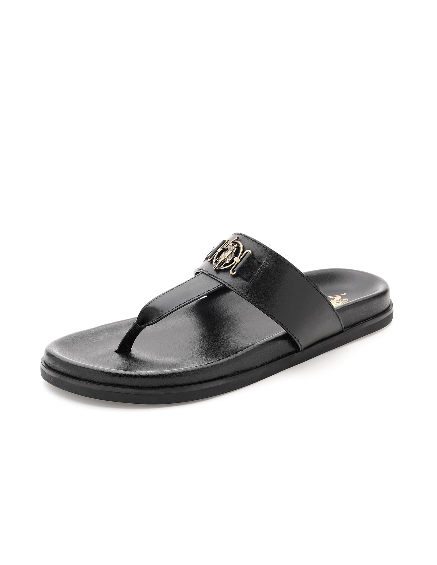 T-strap Rudi Sandals Black - U.S. Polo Assn. India | Large