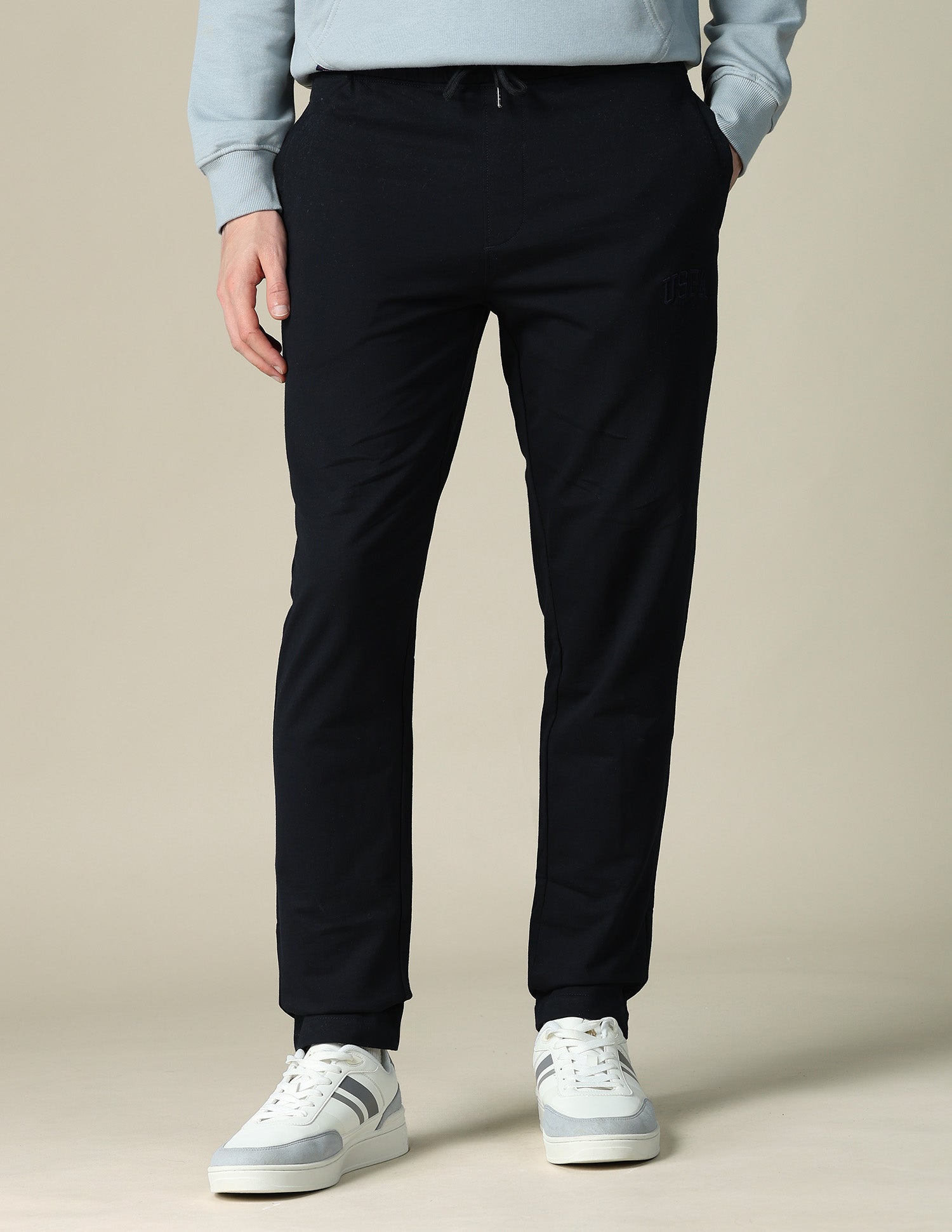 Mid Rise Regular Fit Track Pants Navy - U.S. POLO ASSN. | Large