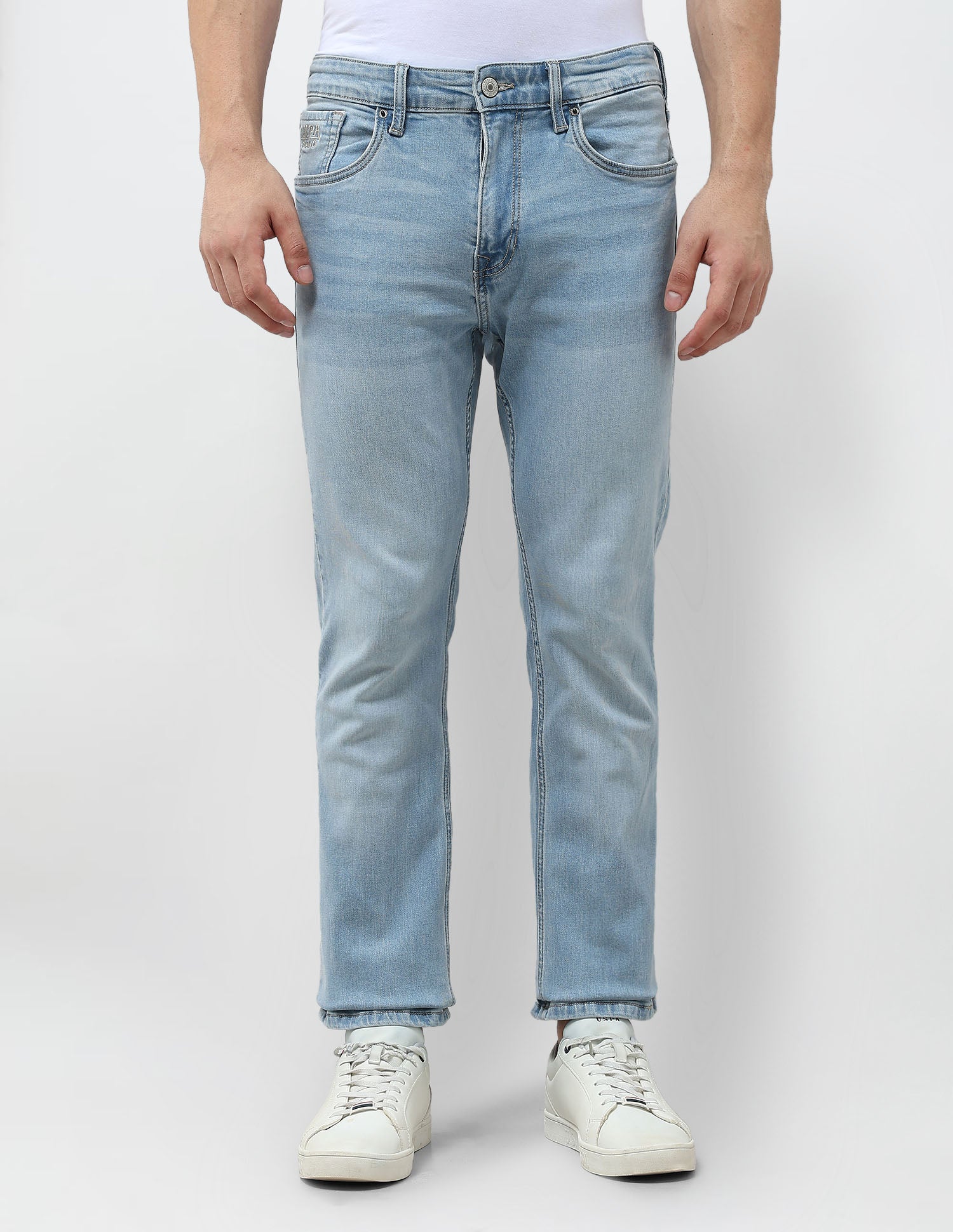 Connor Bootcut Blue Jeans Light Indigo - U.S. POLO ASSN. | Large