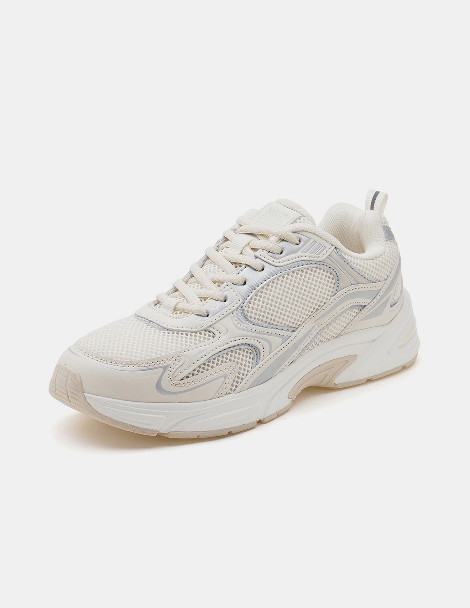 Women Eun-Ji Colour Blocked Sneakers Nude - U.S. POLO ASSN. | Large