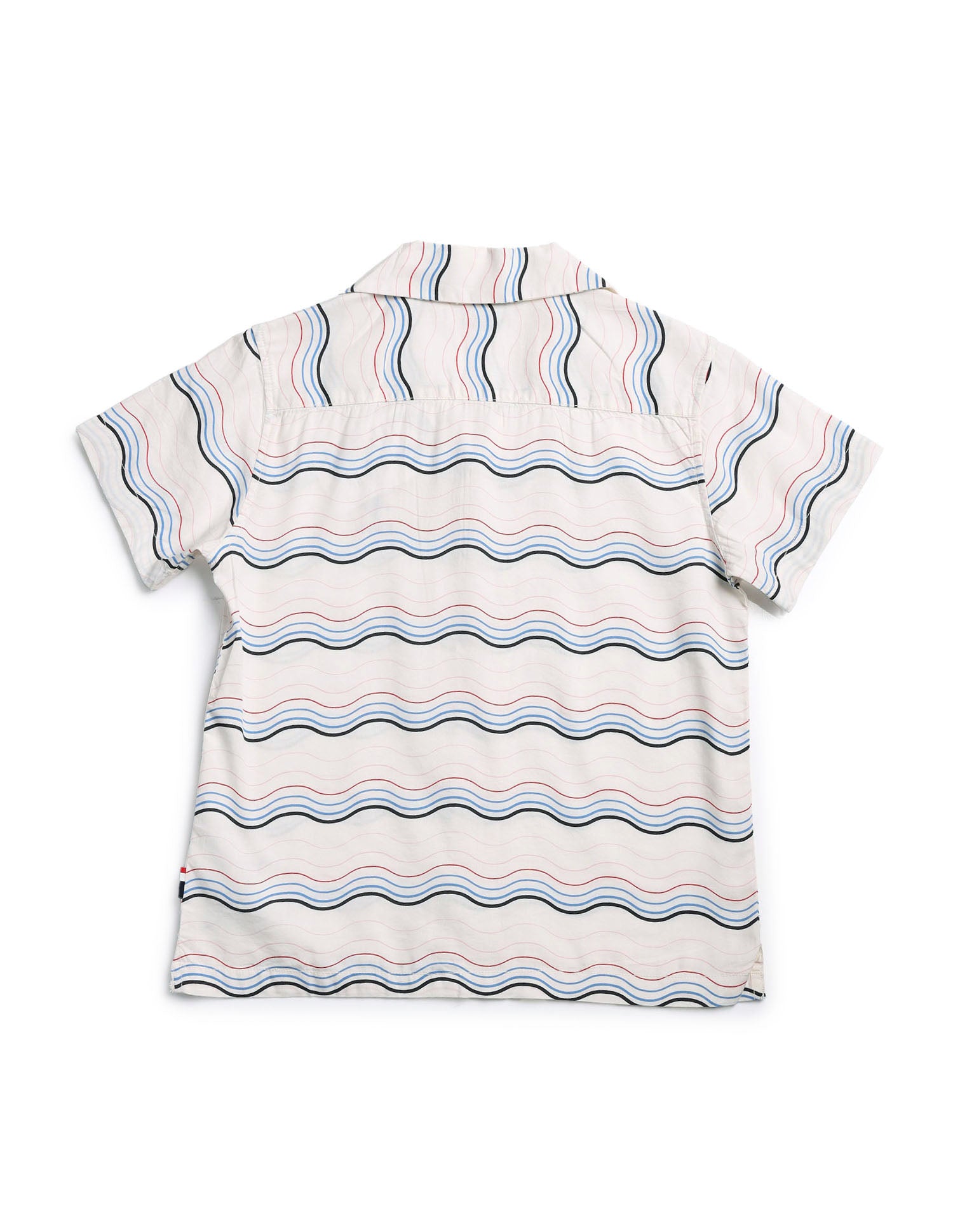 Boys All Over Printed Relaxed Fit Shirt Beige - U.S. POLO ASSN. | Large