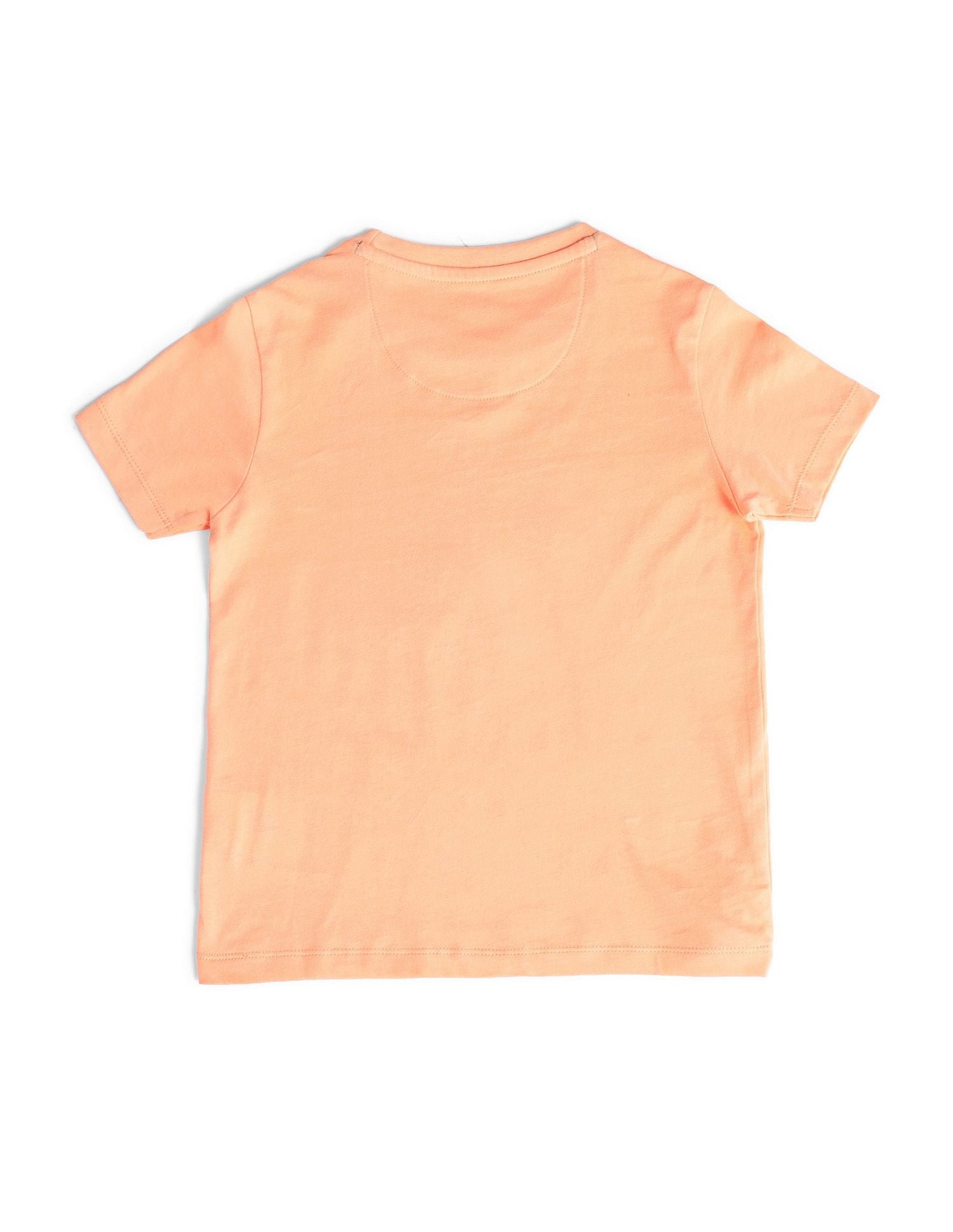 Boys Brand Printed T-Shirt Coral - U.S. POLO ASSN. | Large