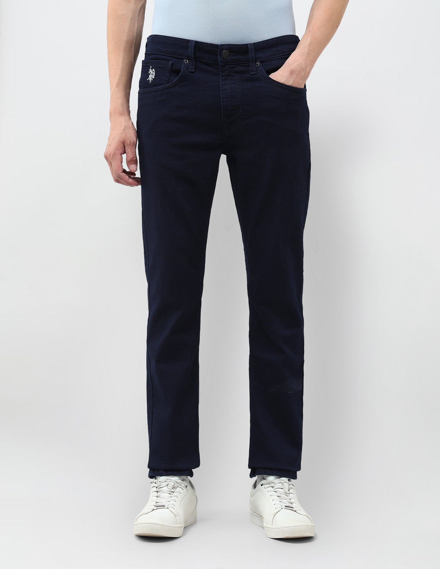 Regallo Skinny Fit Blue Jeans Indigo - U.S. Polo Assn. India | Large