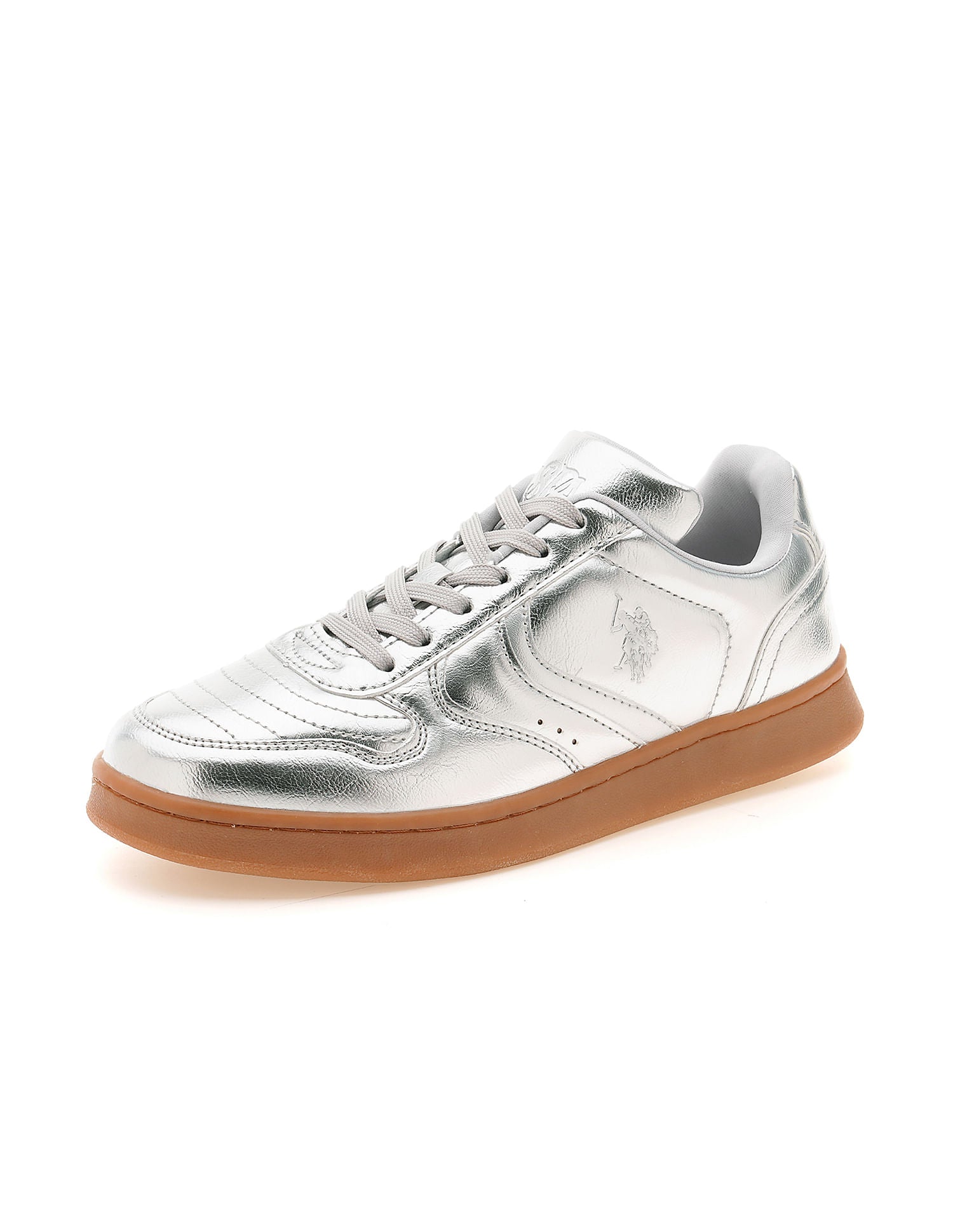 Colour Block Livia Sneakers Silver - U.S. POLO ASSN. | Large