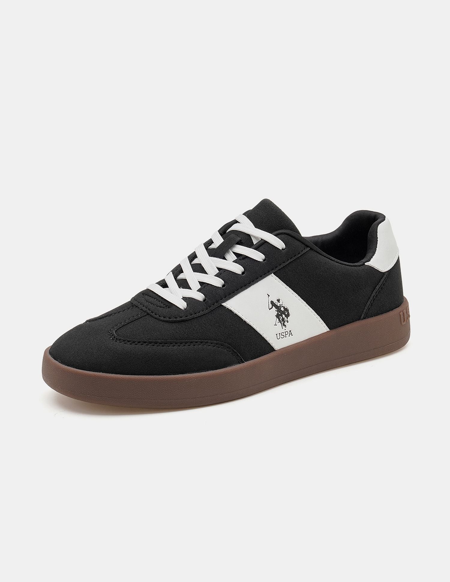 Men Skylar Colour Blocked Sneakers Black - U.S. POLO ASSN. | Large
