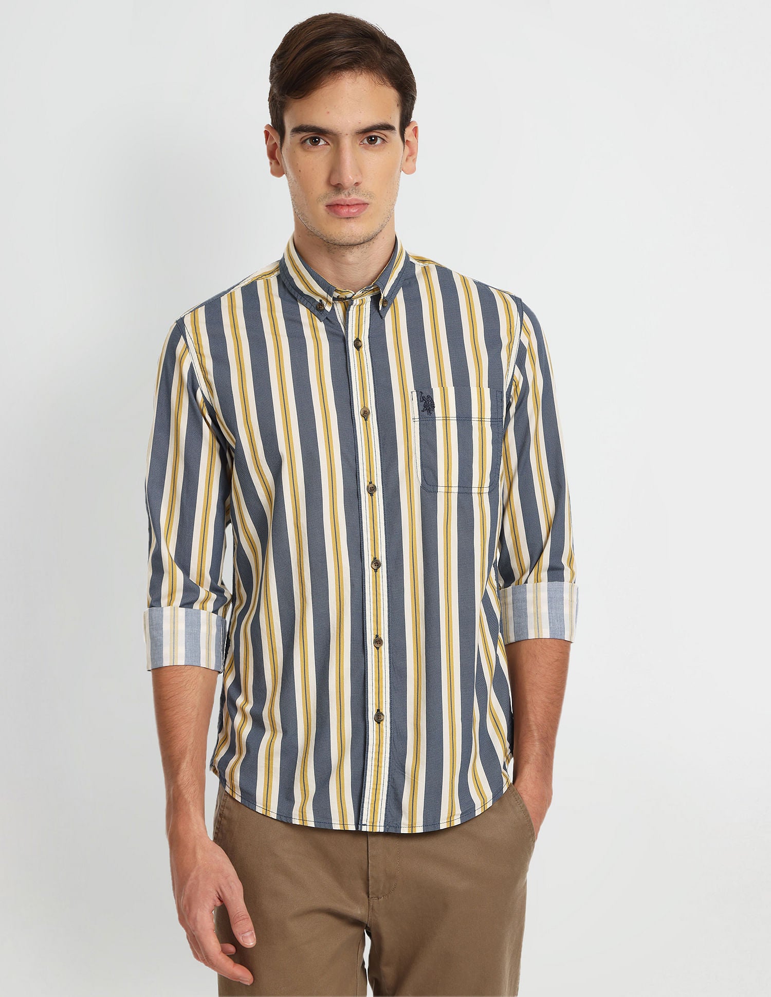 Striped Twill Shirt – U.S. Polo Assn. India