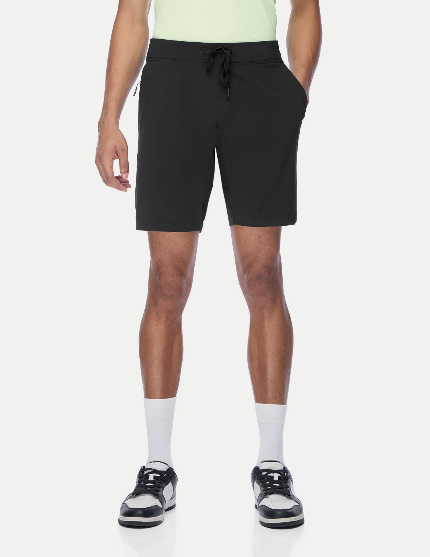Mid Rise Regular Fit Active Shorts Black - U.S. Polo Assn. India | Large
