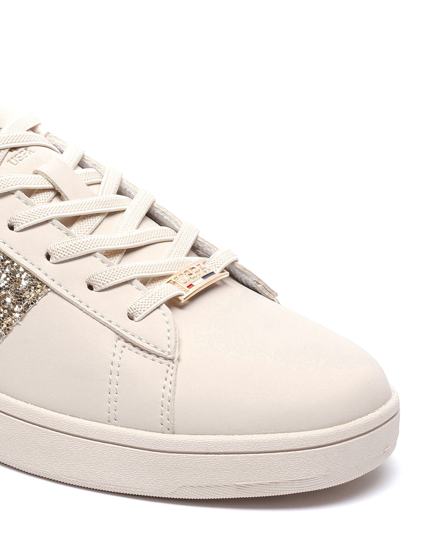 Women Glitter Kate 2.0 Sneakers Nude - U.S. POLO ASSN. | Large