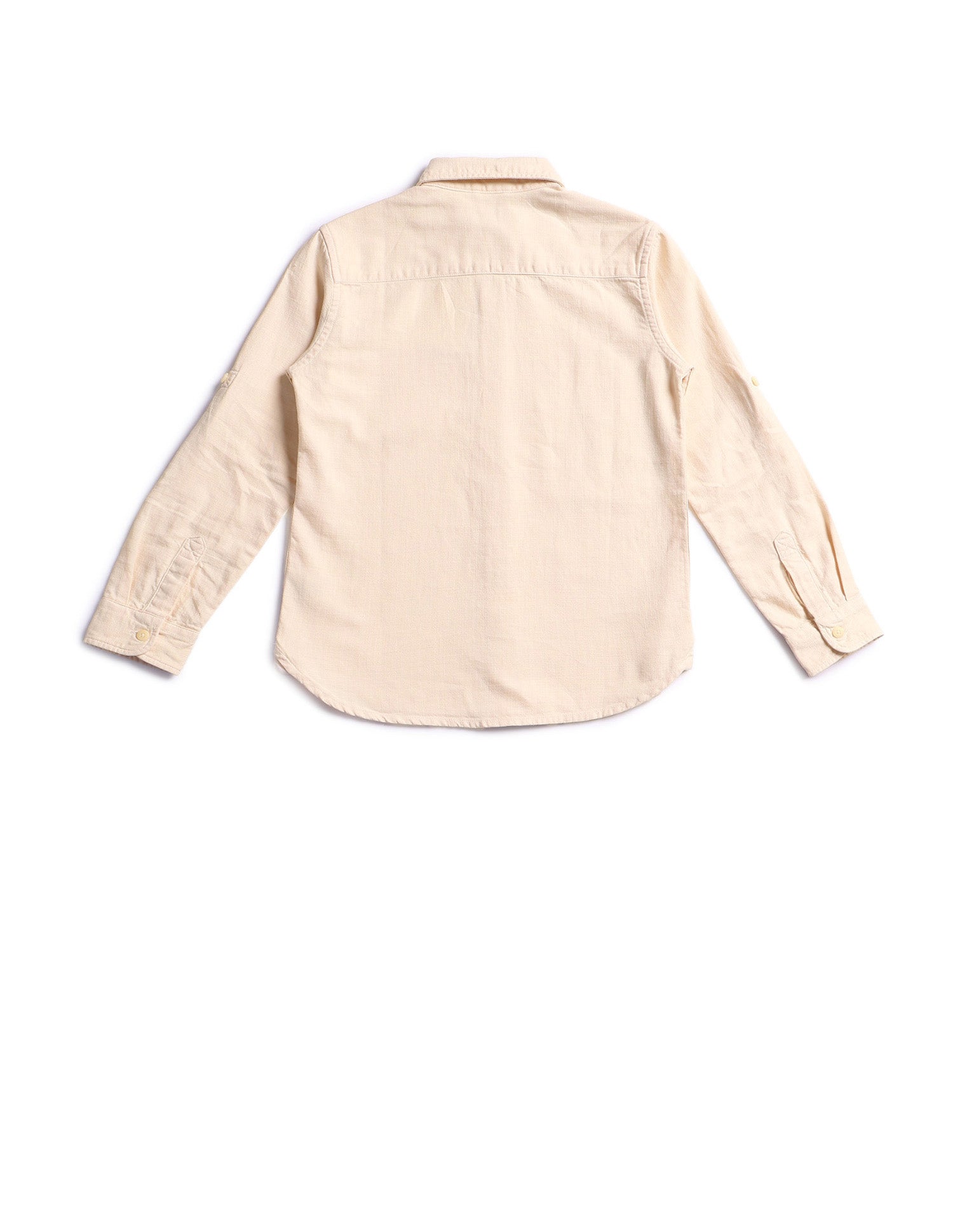 Boys Twill Regular Fit Shirt Beige - U.S. POLO ASSN. | Large