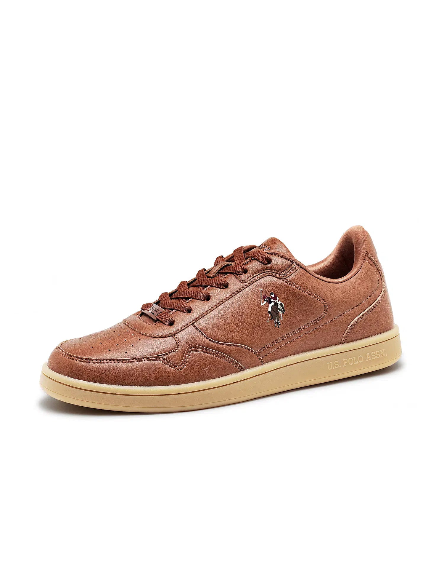 Men Haiman 2.0 Solid Sneakers Tan - U.S. Polo Assn. India | Large