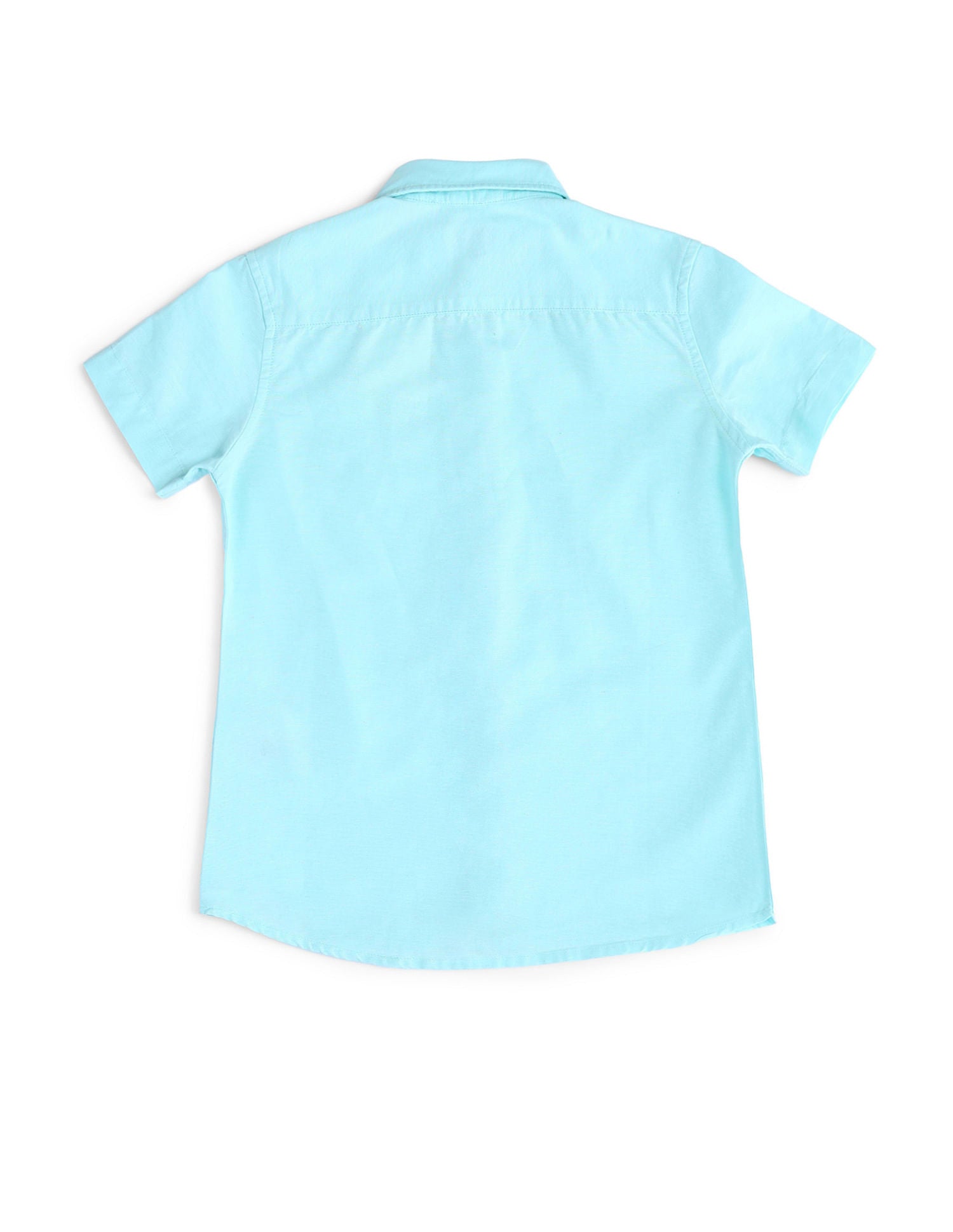 Boys Pure Cotton Regular Fit Shirt Light Blue - U.S. POLO ASSN. | Large