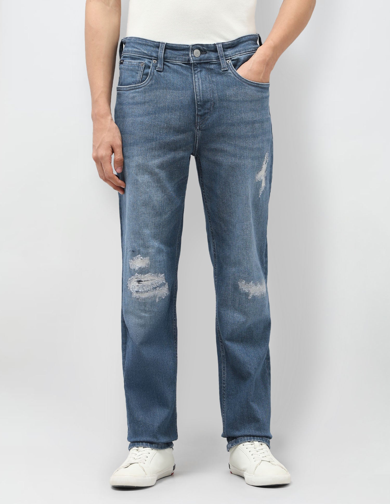 Shawn Relaxed Fit Blue Jeans Ms Wash - U.S. POLO ASSN. | Large