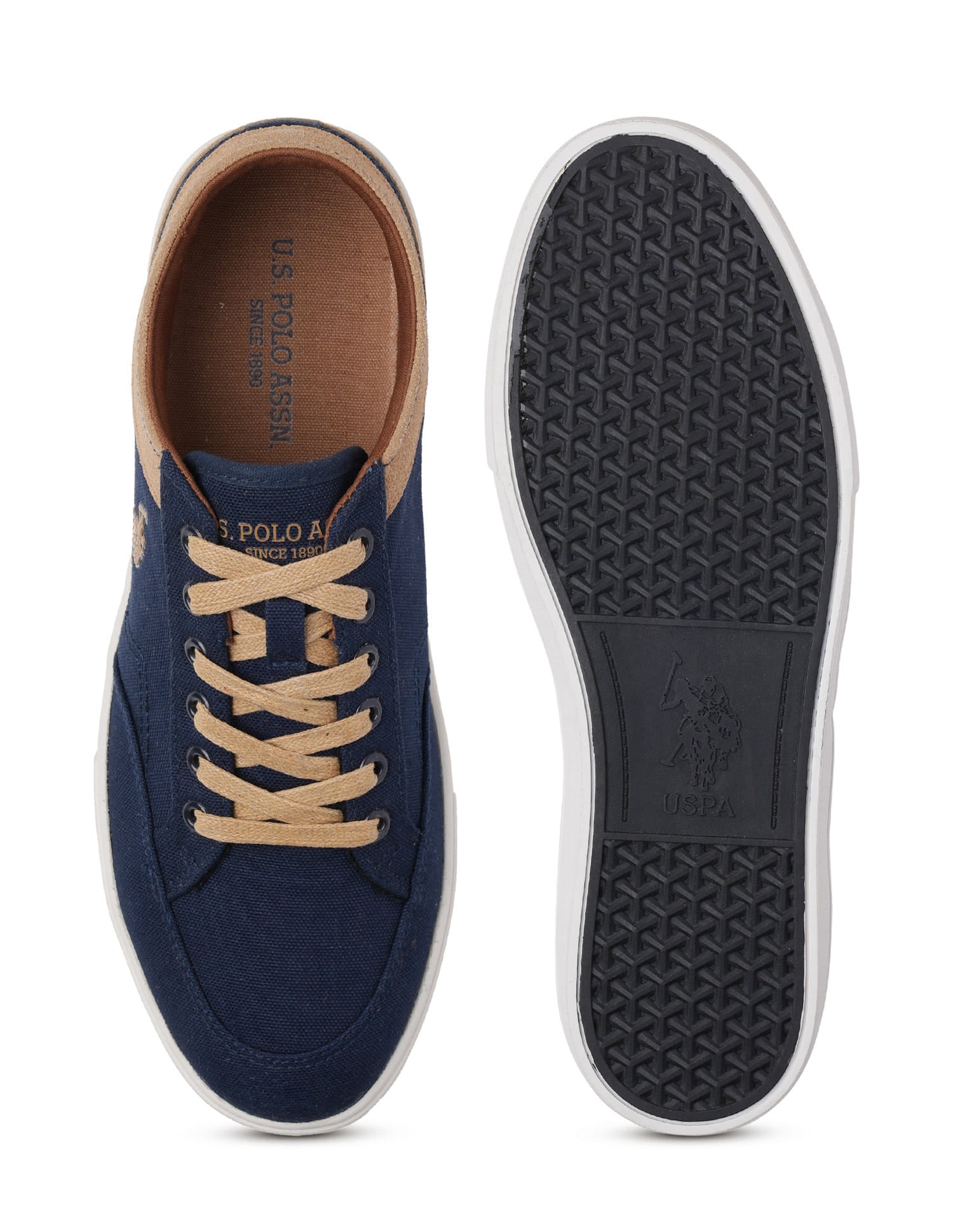 Men Monton 6.0 Colourblocked Sneakers Navy - U.S. Polo Assn. India | Large