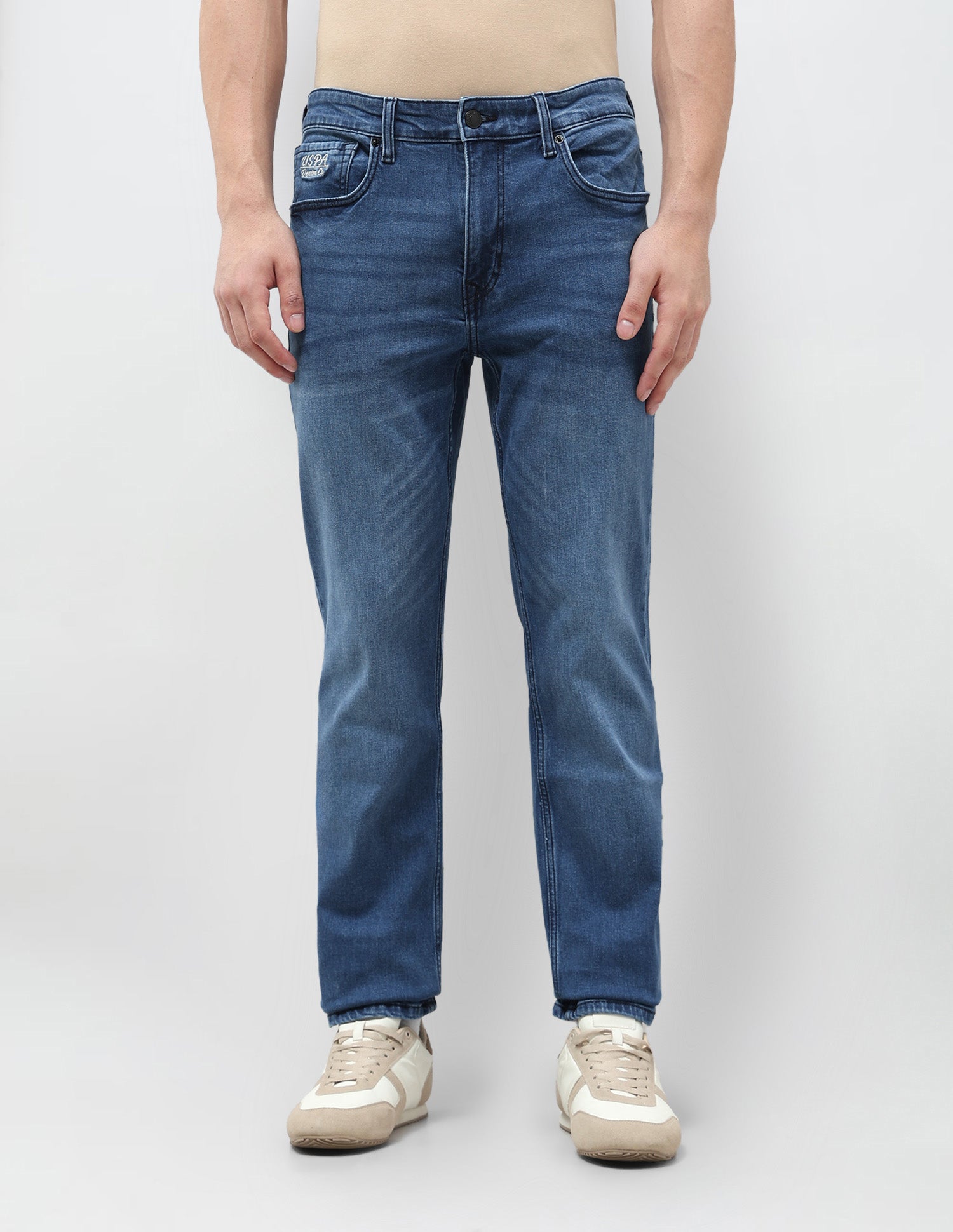 Harold Slim Straight Fit Blue Jeans Indigo - U.S. Polo Assn. India | Large