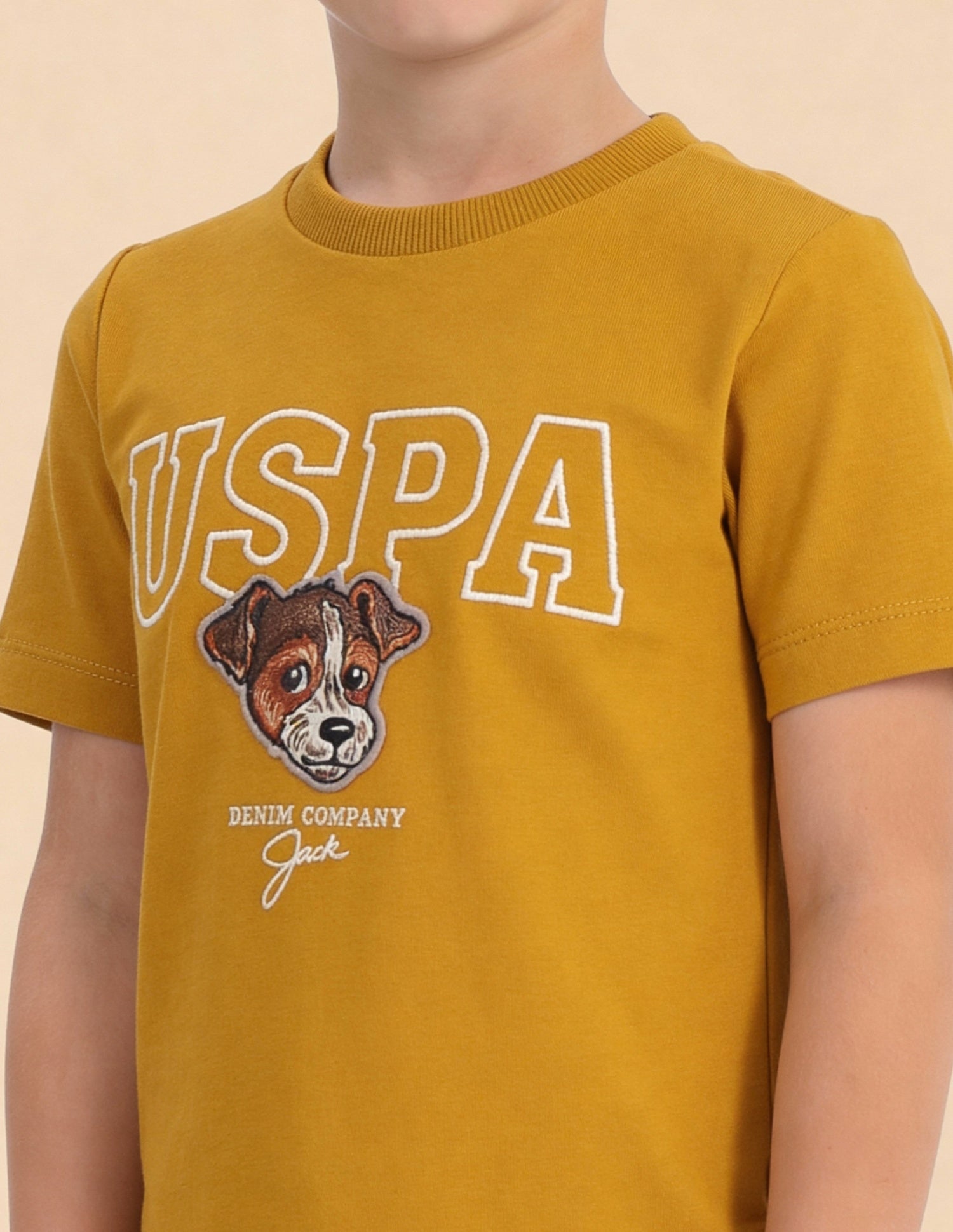 Graphic Printed Regular Fit T-Shirt Yellow - U.S. Polo Assn. India | Large