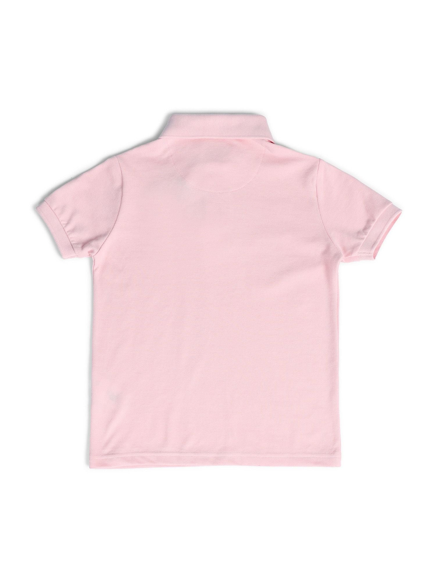 Boys Solid Polo Shirt Light Pink - U.S. POLO ASSN. | Large