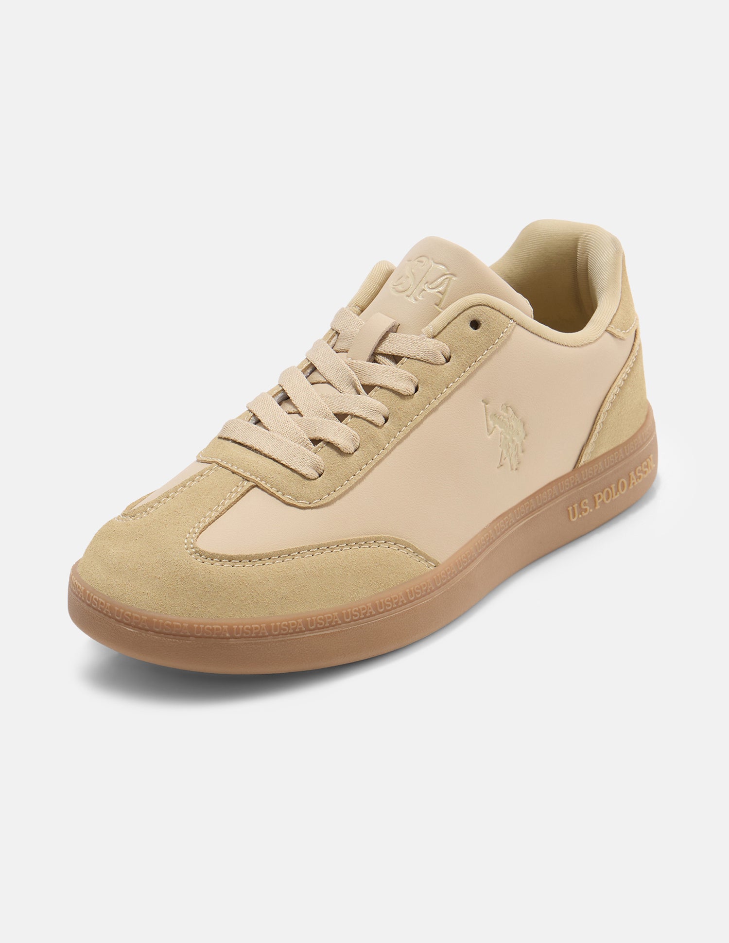 Vega Lace-Ups Sneakers Light Beige - U.S. Polo Assn. India | Large