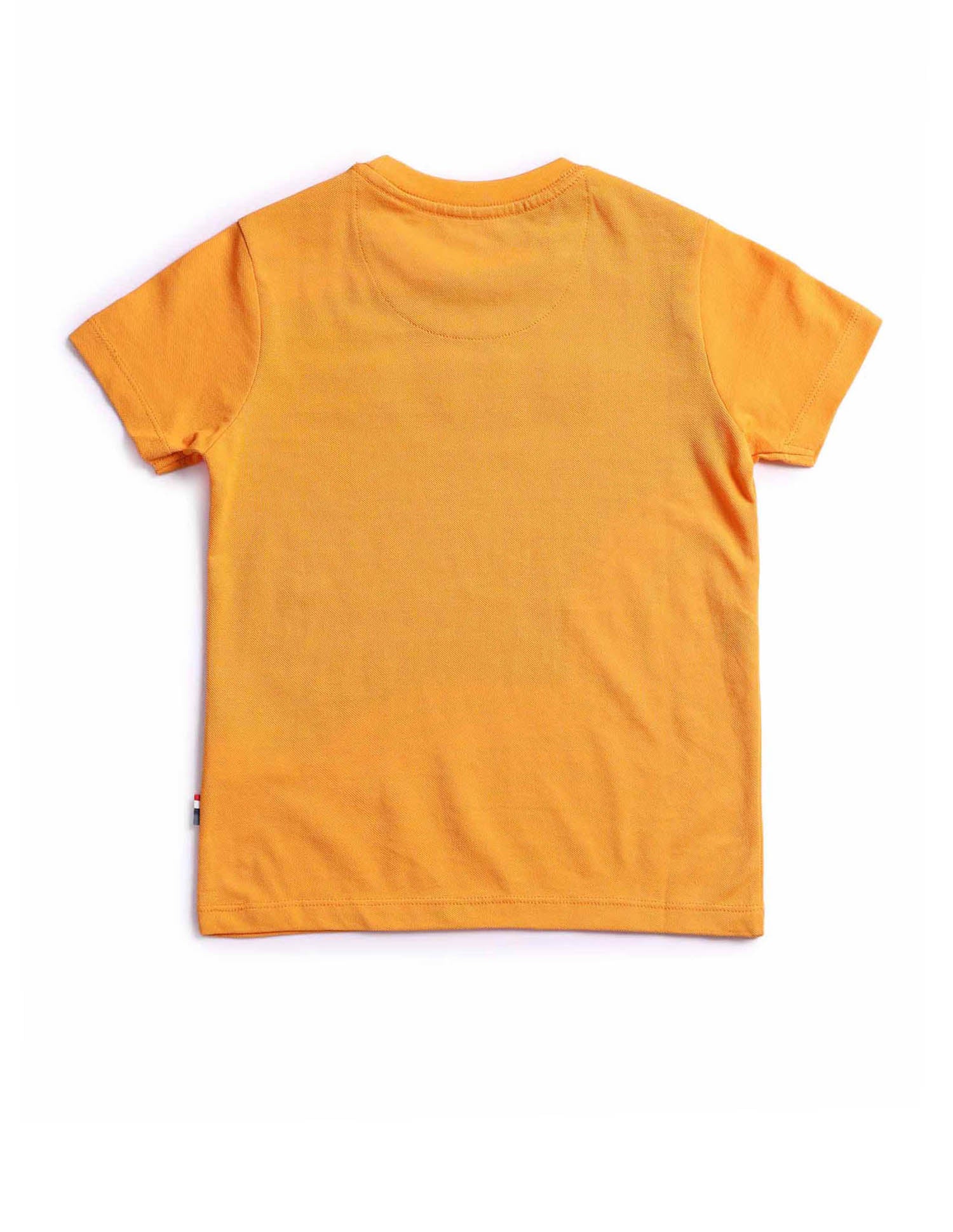 Boys Regular Fit Brand Printed T-Shirt Orange - U.S. POLO ASSN. | Large