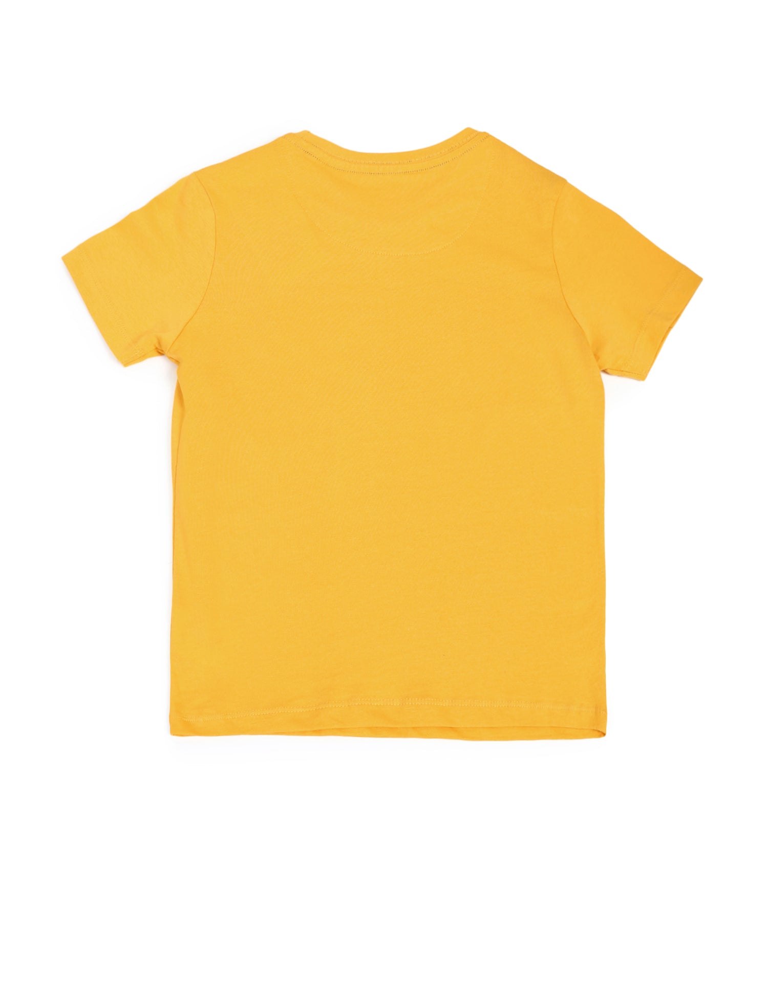 Boys Crew Neck Brand Printed T-Shirt Gold - U.S. POLO ASSN. | Large