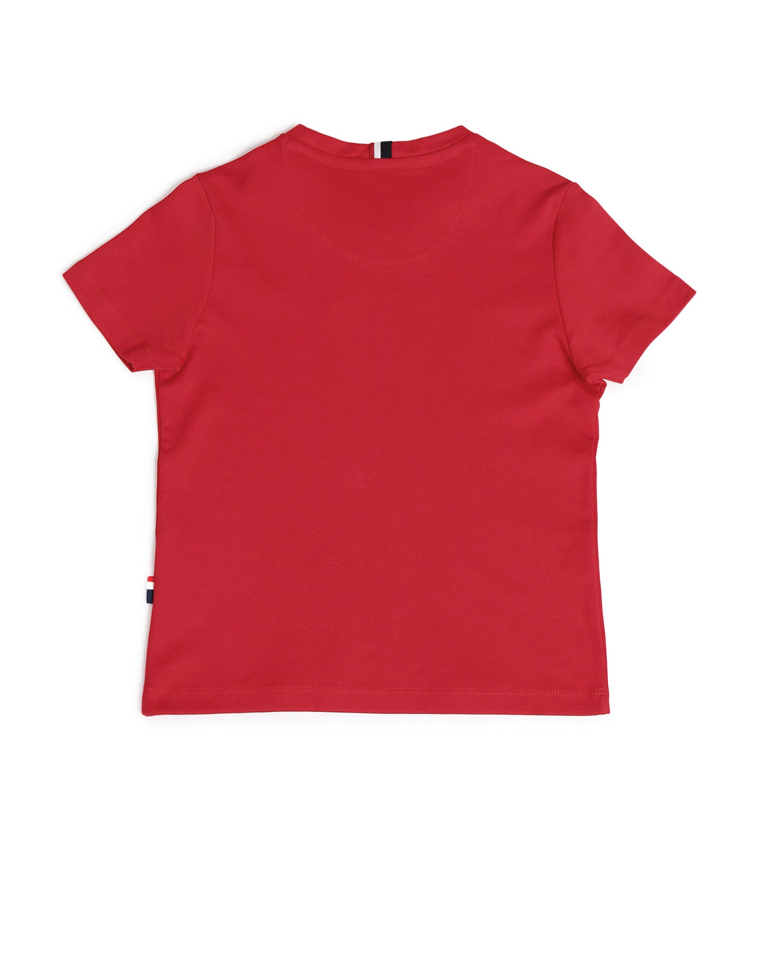 Boys Crew Neck Brand Printed T-Shirt True Red - U.S. Polo Assn. India | Large