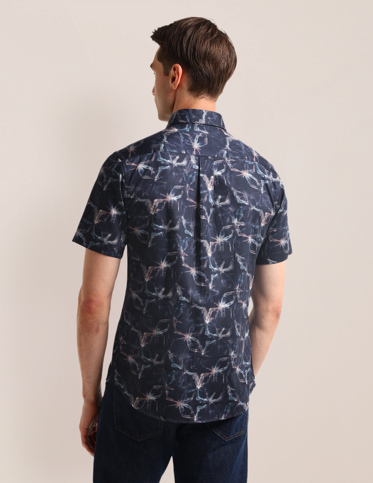 Abstract Regular Fit Shirt Navy - U.S. Polo Assn. India | Large
