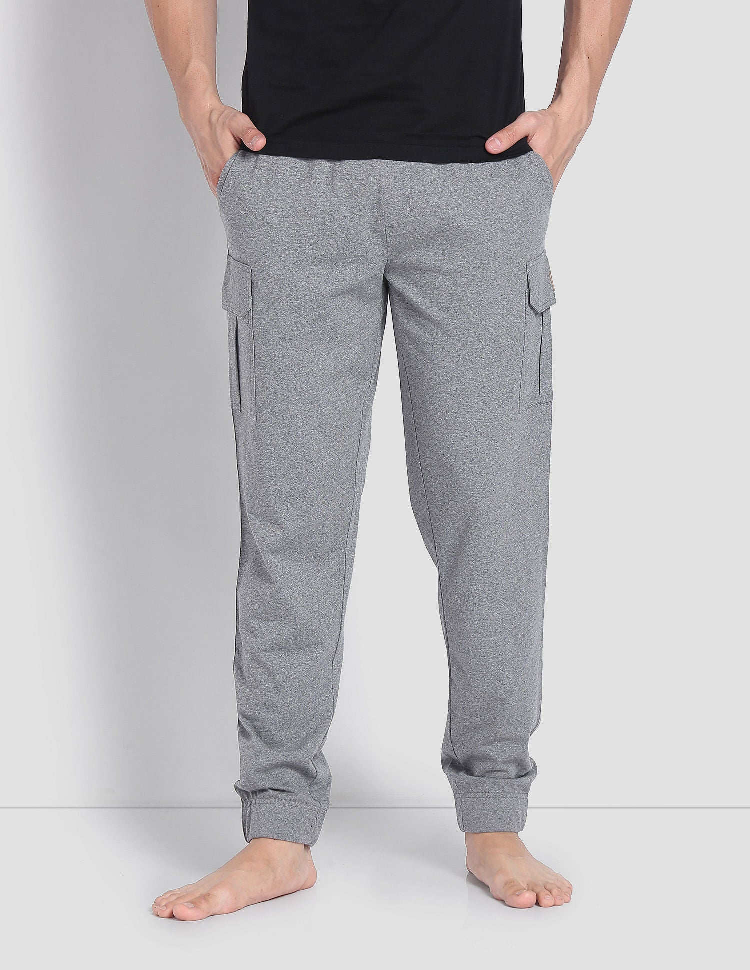 Lightweight Utility OJ002 Lounge Cargo Joggers - Pack Of 1 Grey - U.S. POLO ASSN. | Large