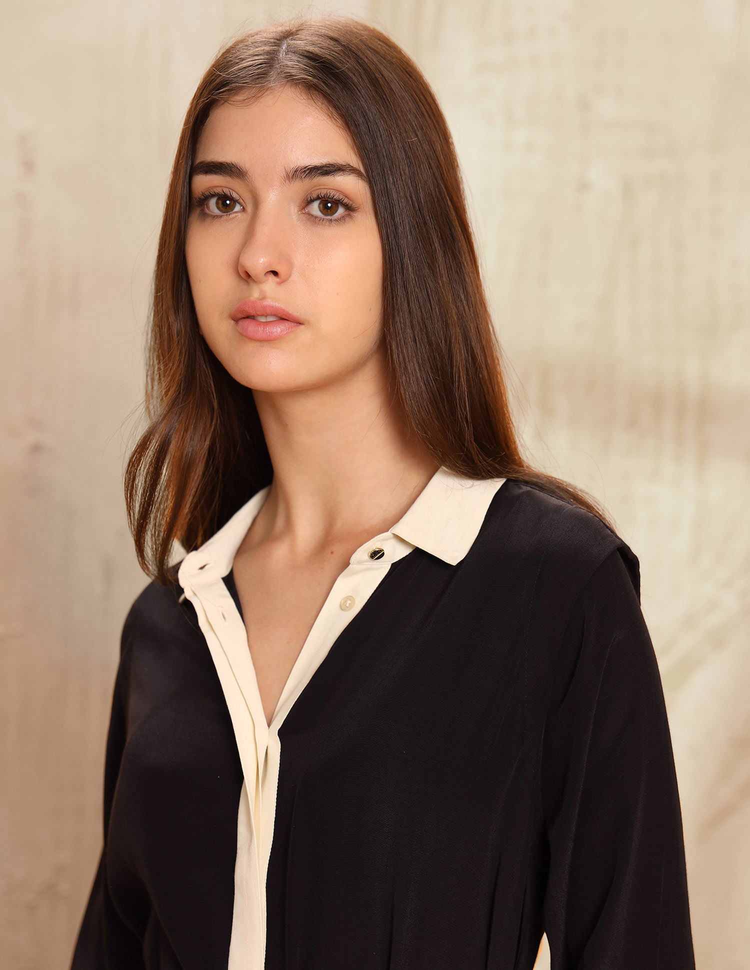 Solid Midi Shirt Dress With Belt Beige - U.S. Polo Assn. India | Large