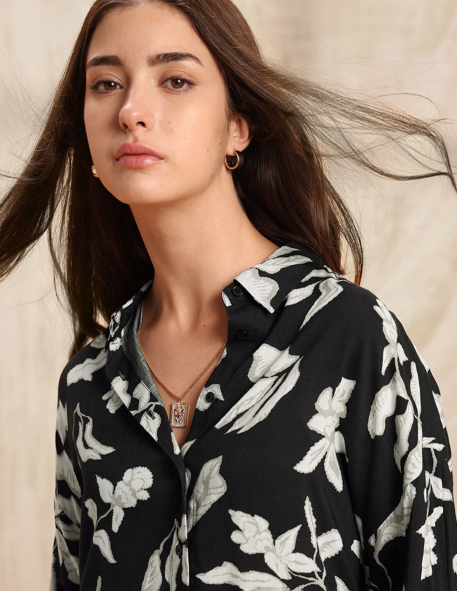 Relaxed Fit Floral Printed Shirt Multi-colour - U.S. POLO ASSN. | Large